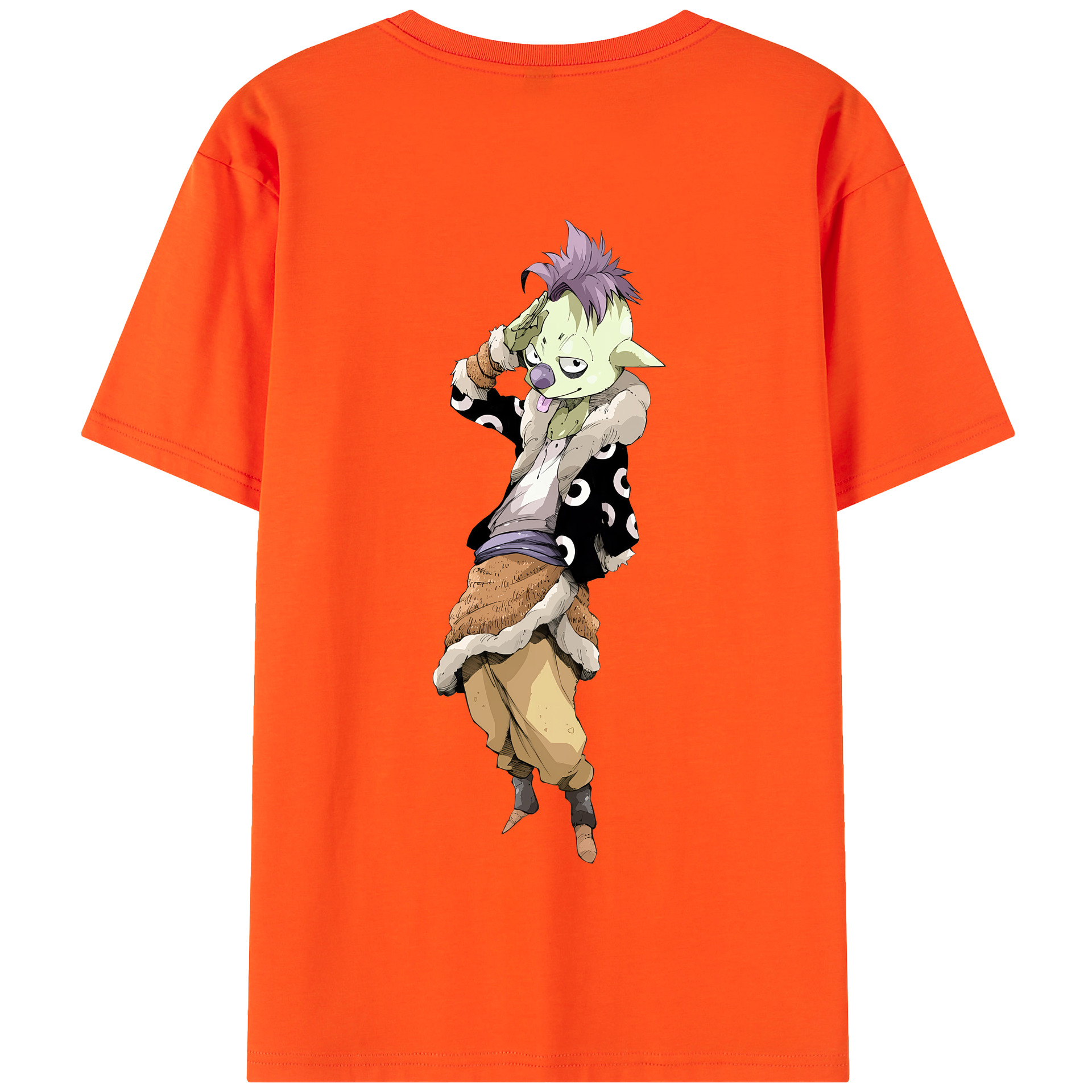 （画像用） 転スラ Regarding Reincarnated to Slime 綿100％半袖Tシャツ（背面プリント）