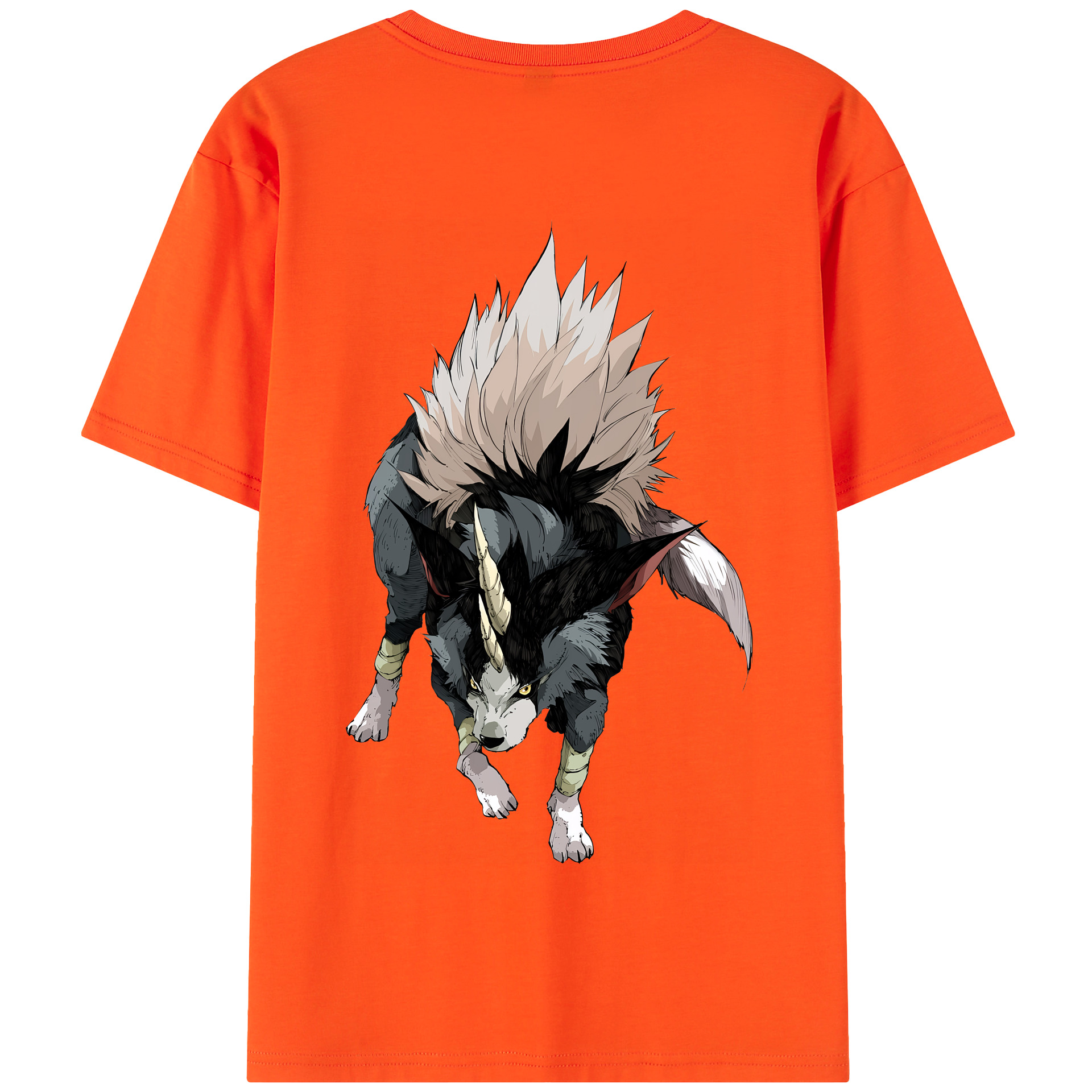 （画像用） 転スラ Regarding Reincarnated to Slime 綿100％半袖Tシャツ（背面プリント）