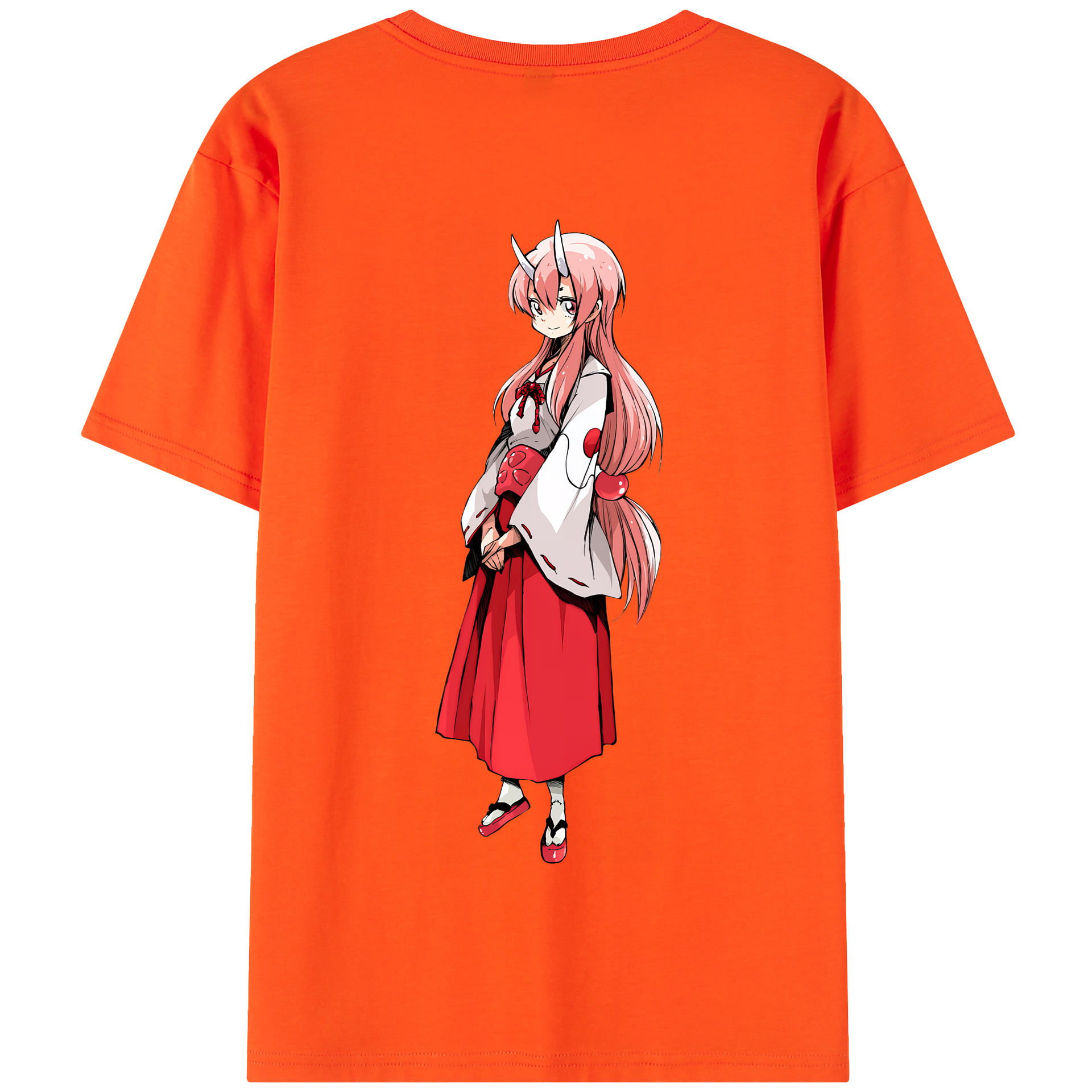 （画像用） 転スラ Regarding Reincarnated to Slime 綿100％半袖Tシャツ（背面プリント）