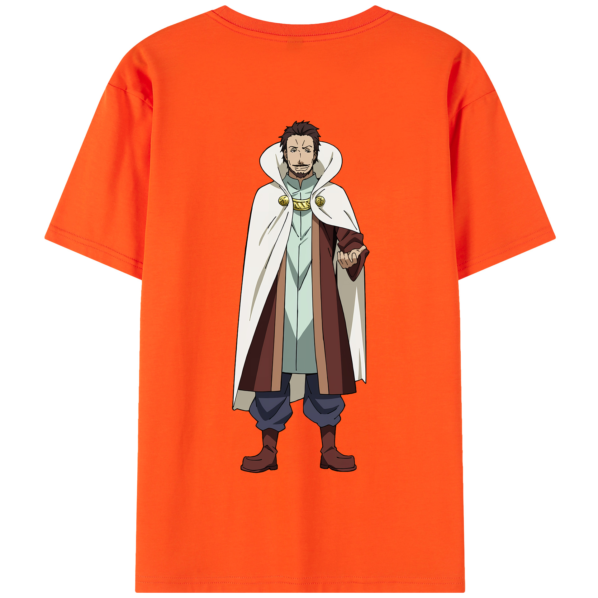 （画像用） 転スラ Regarding Reincarnated to Slime 綿100％半袖Tシャツ（背面プリント）