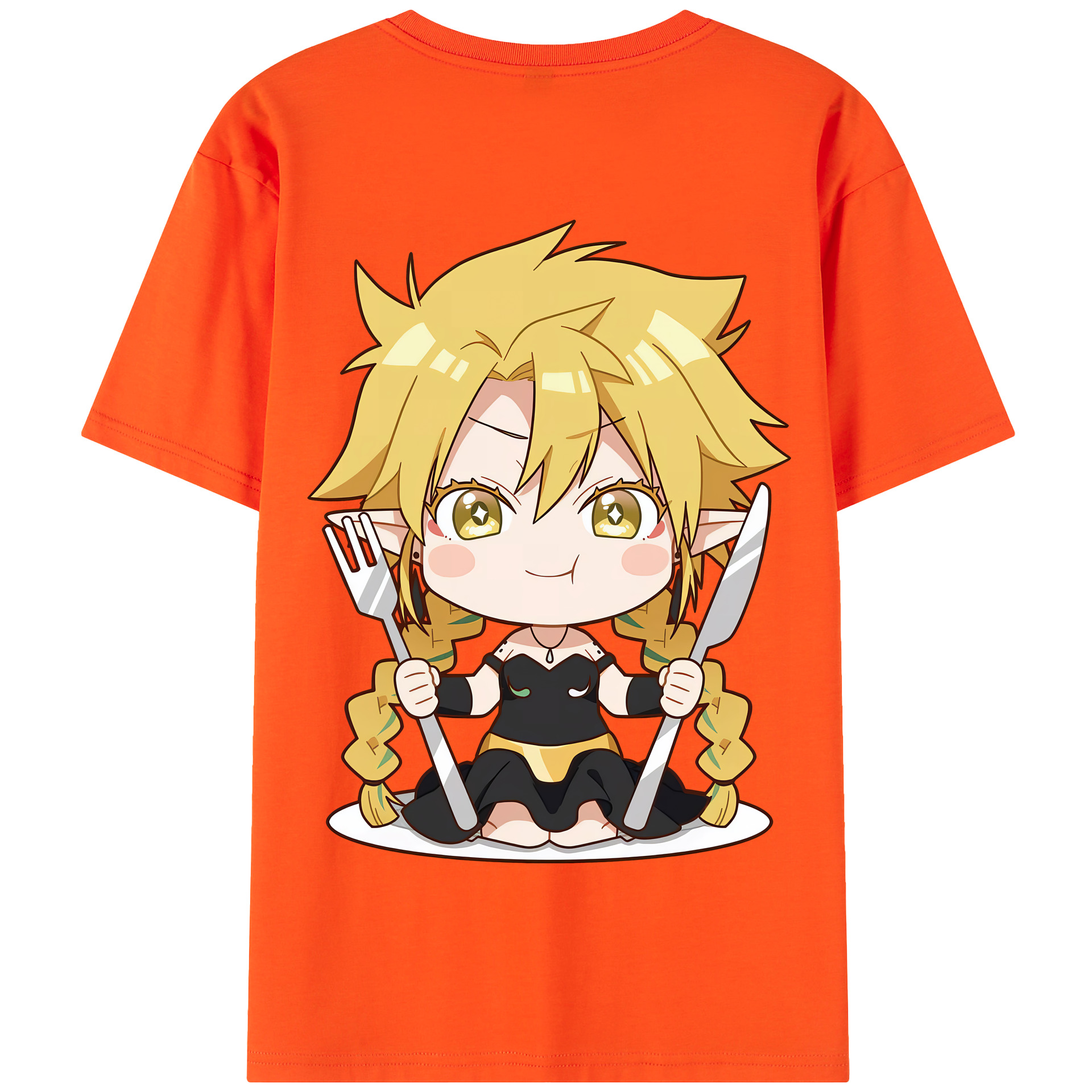 （画像用） 転スラ Regarding Reincarnated to Slime 綿100％半袖Tシャツ（背面プリント）