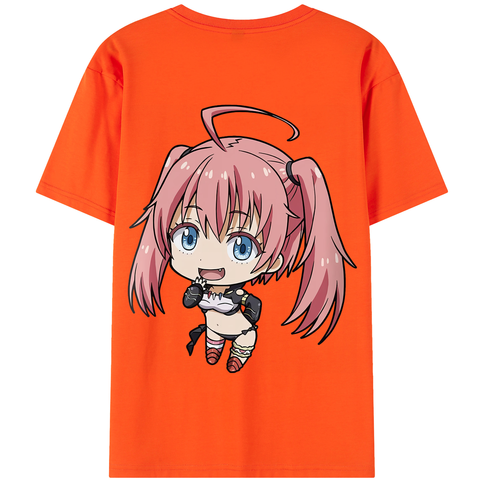 （画像用） 転スラ Regarding Reincarnated to Slime 綿100％半袖Tシャツ（背面プリント）