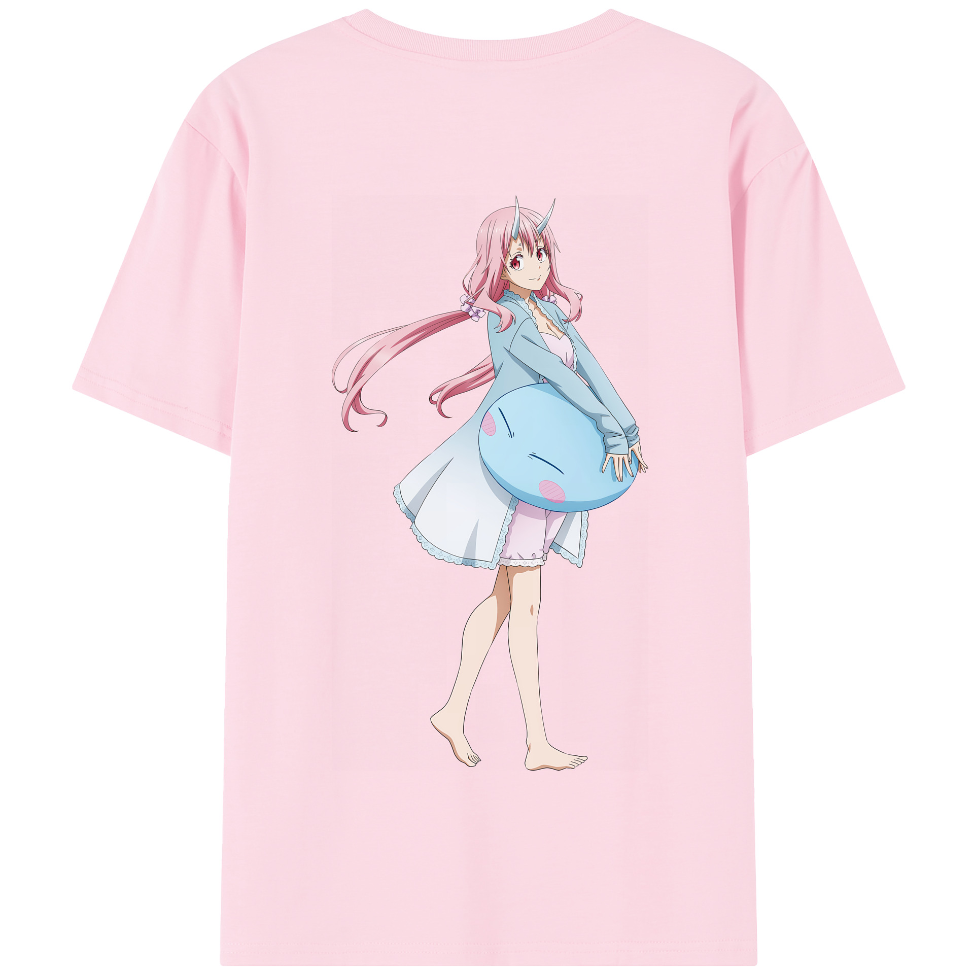 （画像用） 転スラ Regarding Reincarnated to Slime 綿100％半袖Tシャツ（背面プリント）