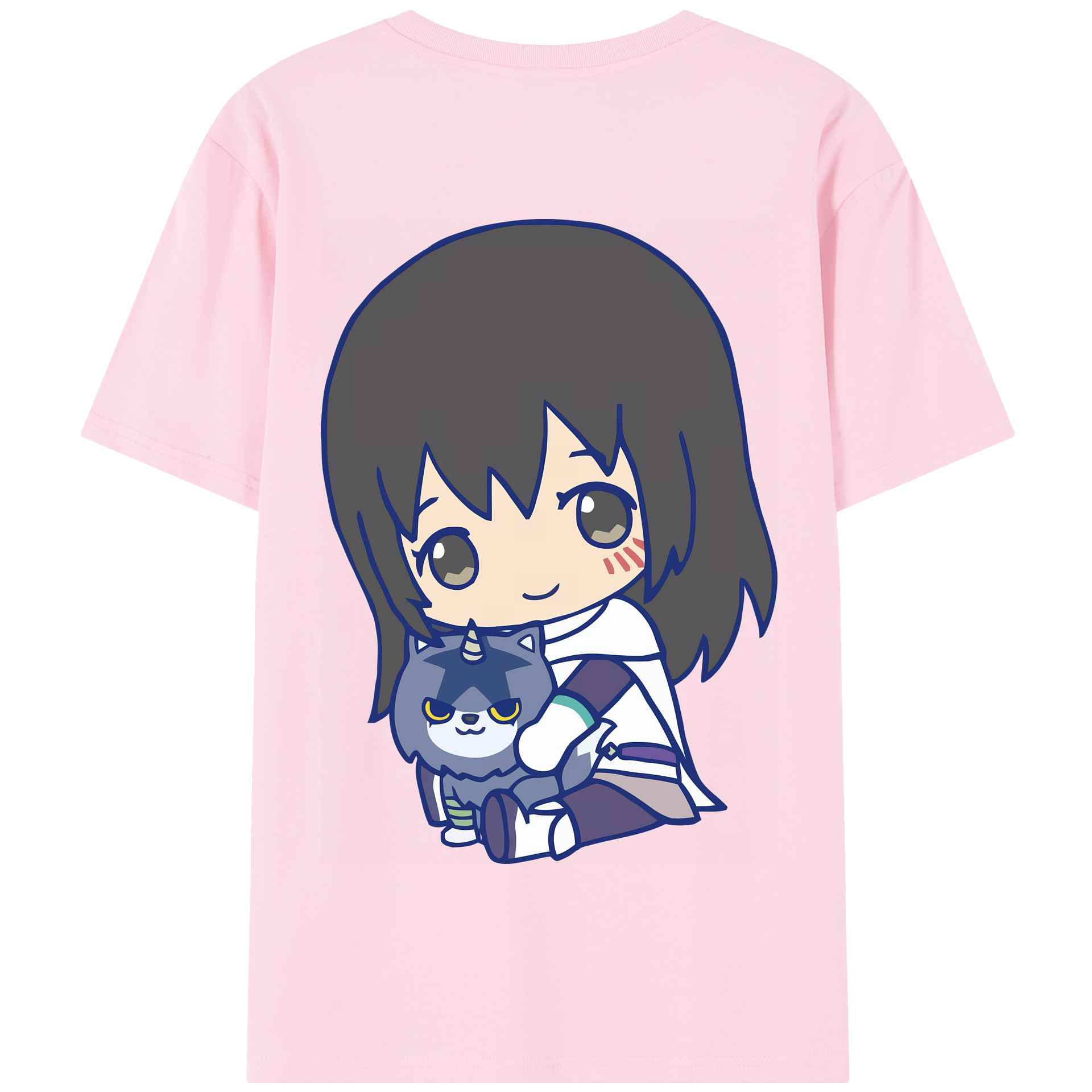 （画像用） 転スラ Regarding Reincarnated to Slime 綿100％半袖Tシャツ（背面プリント）