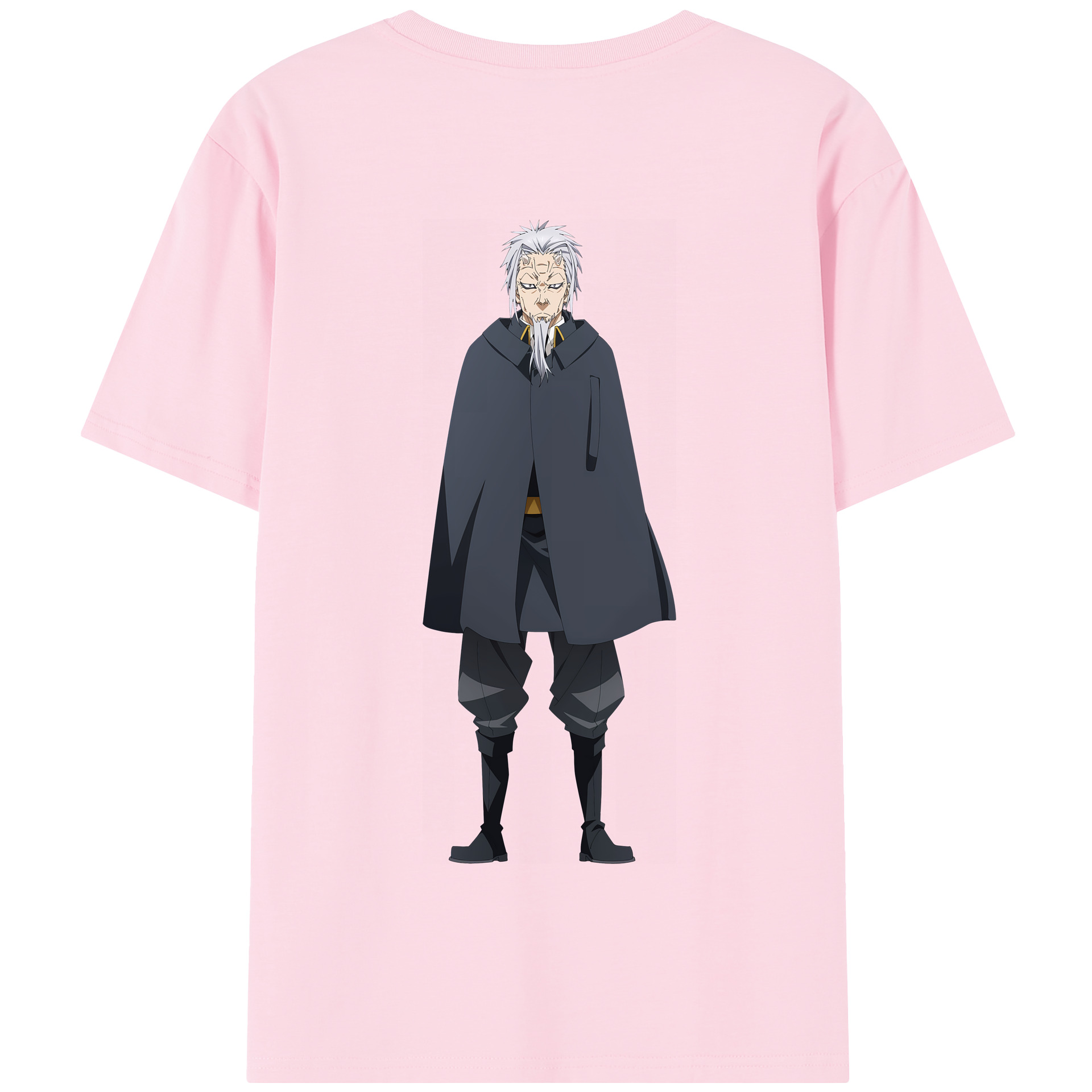 （画像用） 転スラ Regarding Reincarnated to Slime 綿100％半袖Tシャツ（背面プリント）