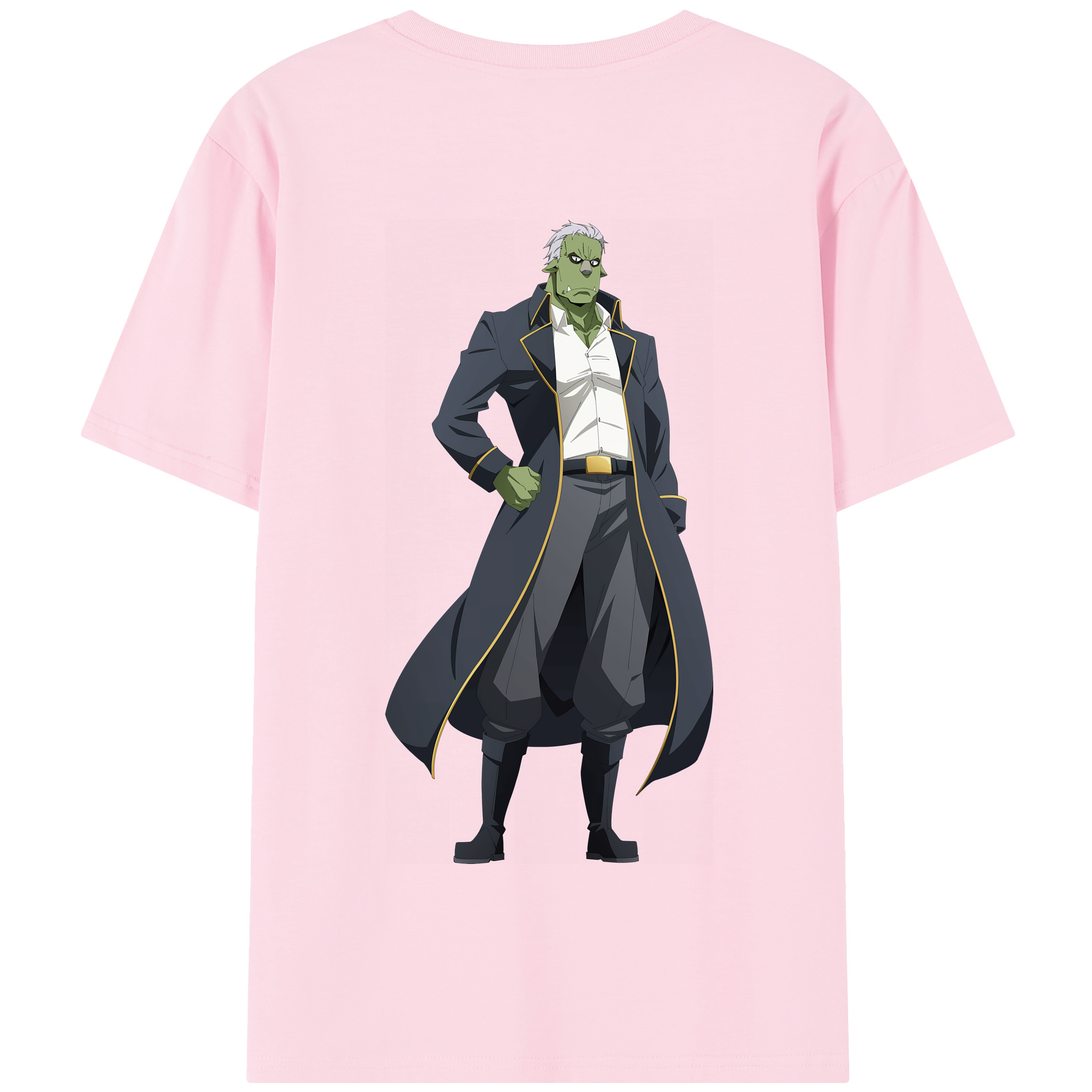 （画像用） 転スラ Regarding Reincarnated to Slime 綿100％半袖Tシャツ（背面プリント）