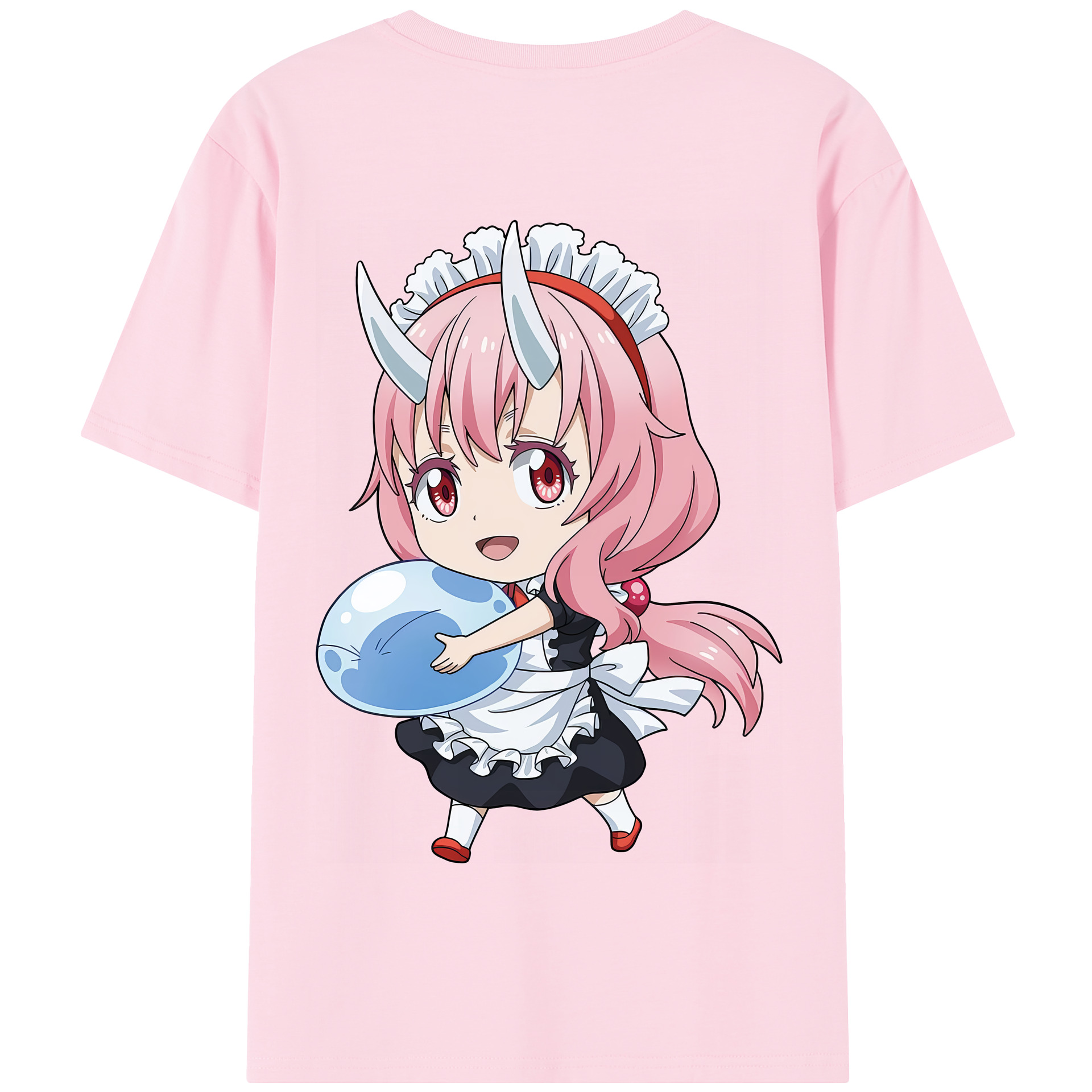 （画像用） 転スラ Regarding Reincarnated to Slime 綿100％半袖Tシャツ（背面プリント）