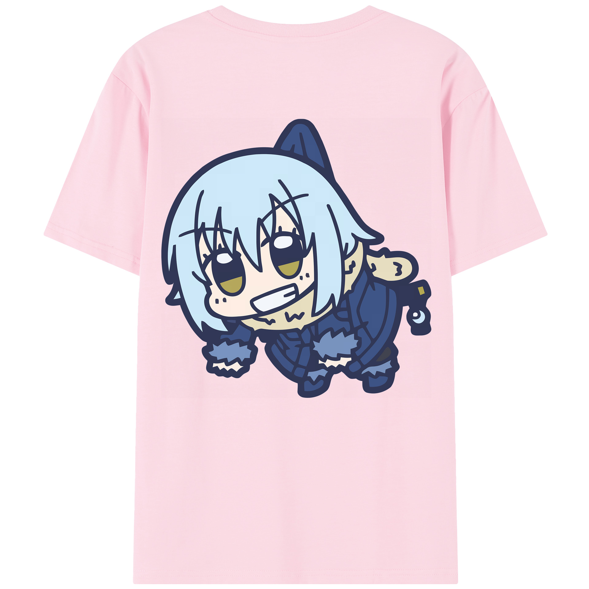 （画像用） 転スラ Regarding Reincarnated to Slime 綿100％半袖Tシャツ（背面プリント）