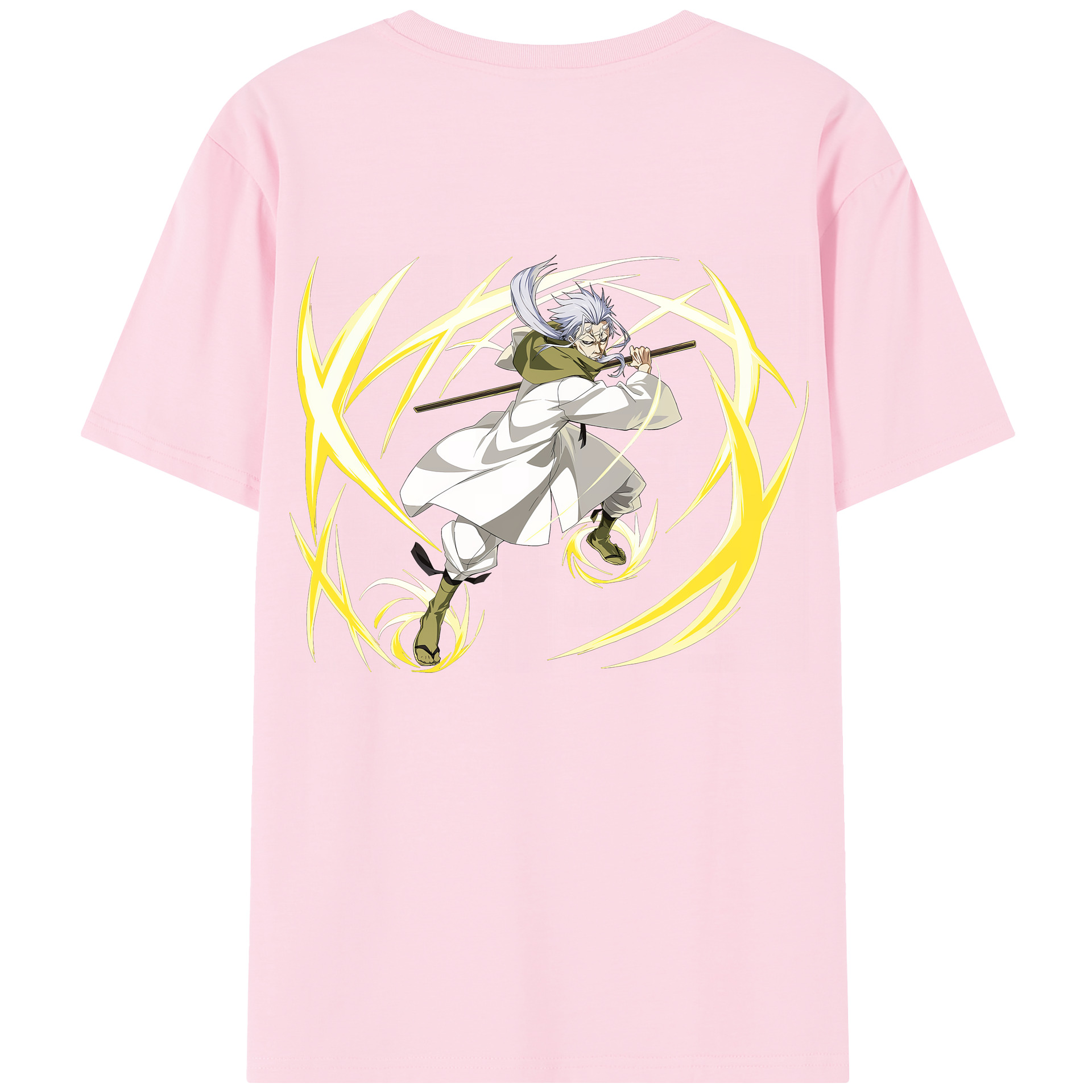 （画像用） 転スラ Regarding Reincarnated to Slime 綿100％半袖Tシャツ（背面プリント）