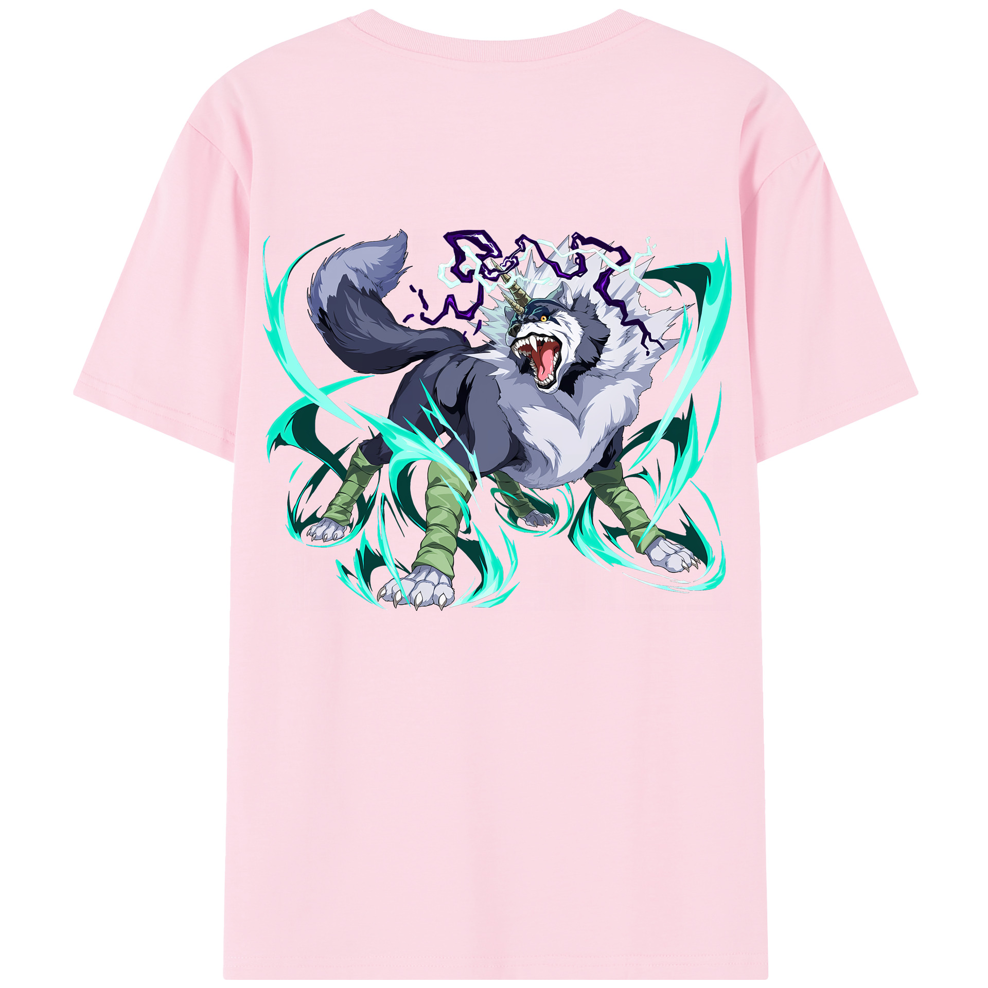 （画像用） 転スラ Regarding Reincarnated to Slime 綿100％半袖Tシャツ（背面プリント）