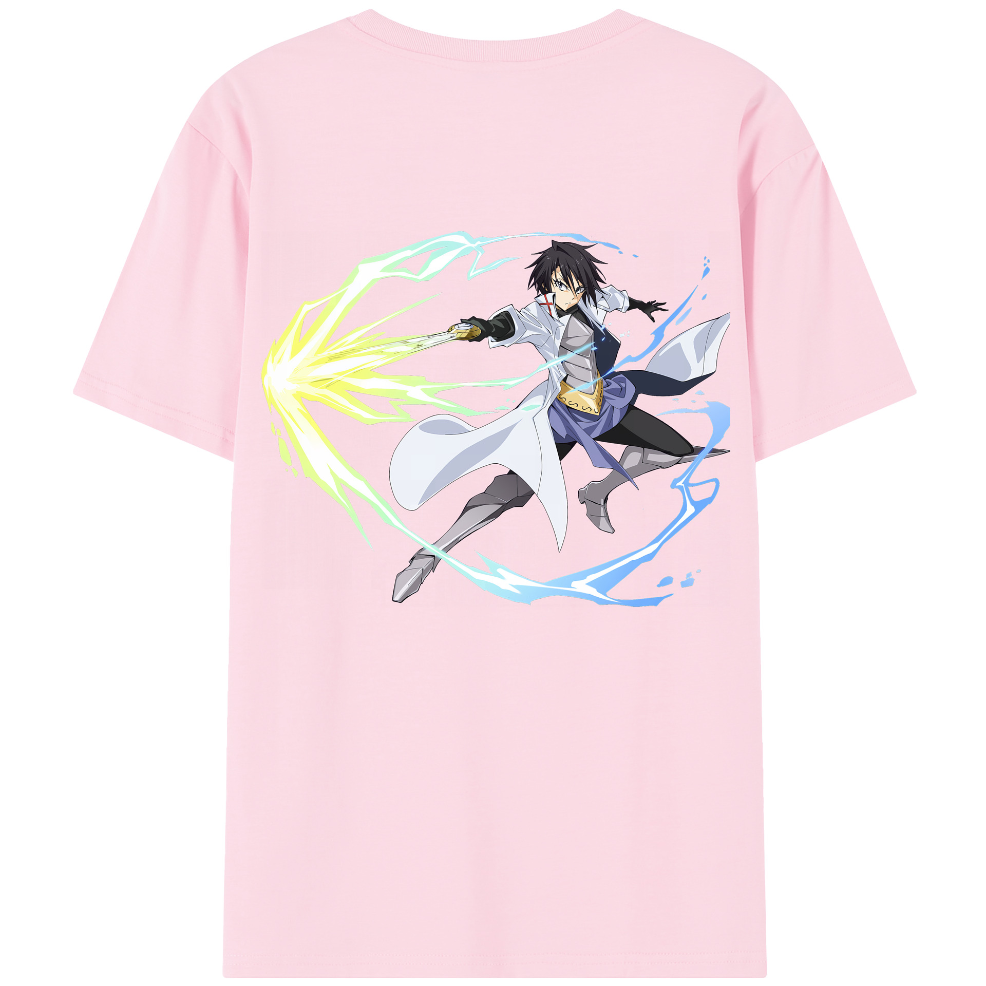 （画像用） 転スラ Regarding Reincarnated to Slime 綿100％半袖Tシャツ（背面プリント）