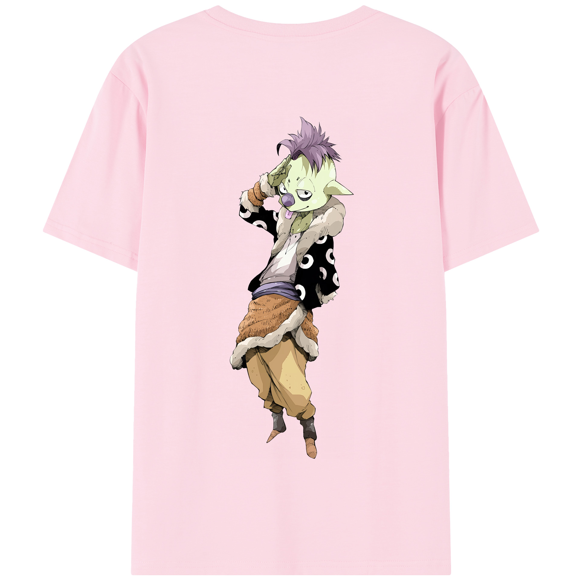 （画像用） 転スラ Regarding Reincarnated to Slime 綿100％半袖Tシャツ（背面プリント）