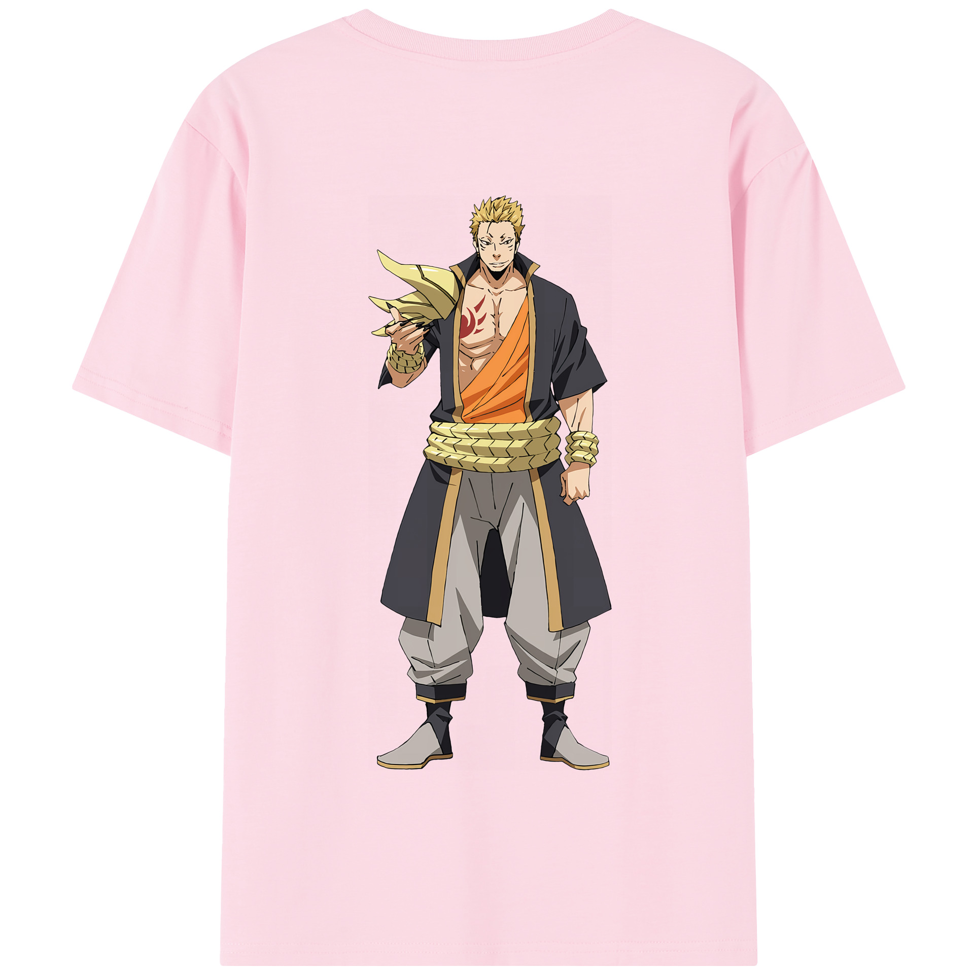 （画像用） 転スラ Regarding Reincarnated to Slime 綿100％半袖Tシャツ（背面プリント）