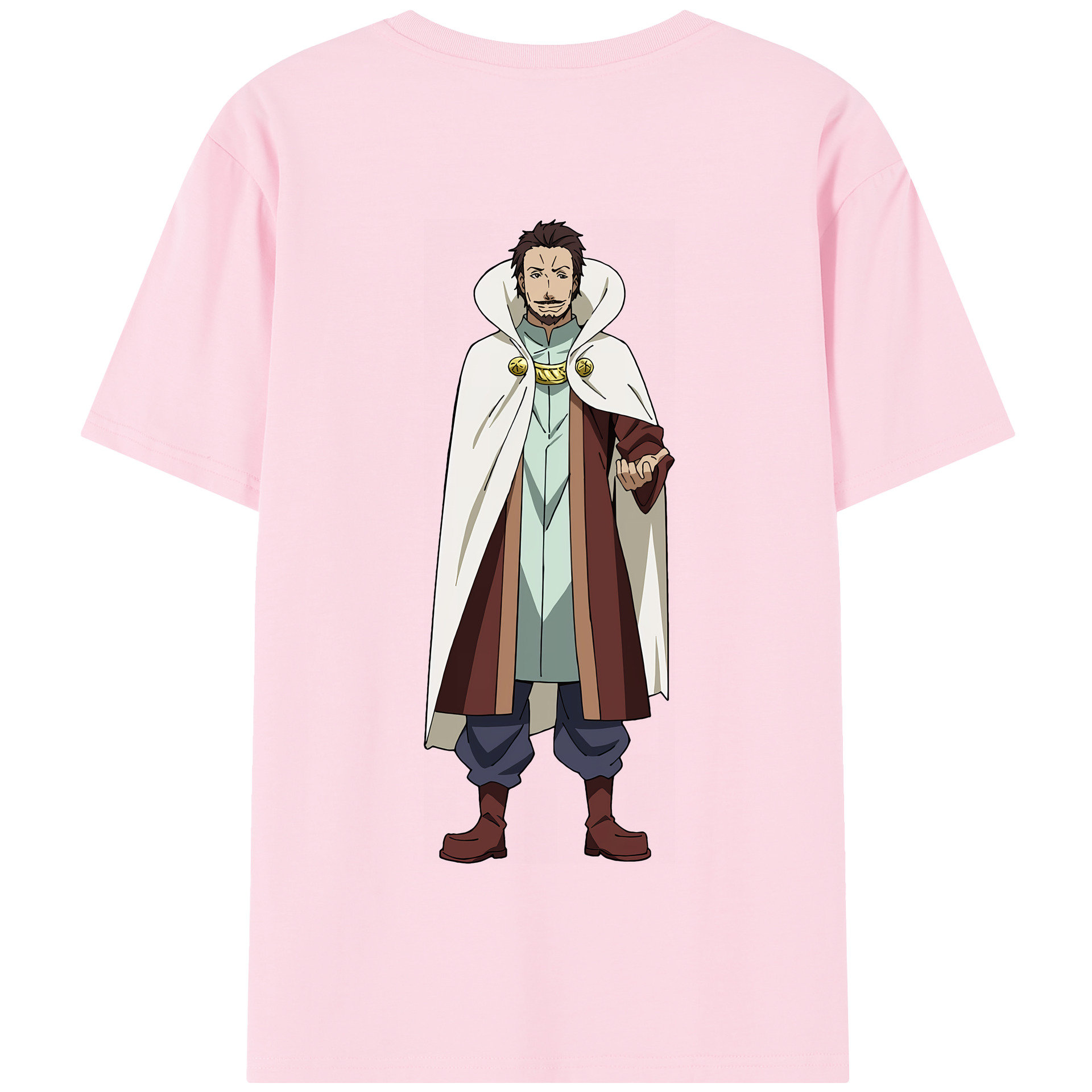 （画像用） 転スラ Regarding Reincarnated to Slime 綿100％半袖Tシャツ（背面プリント）