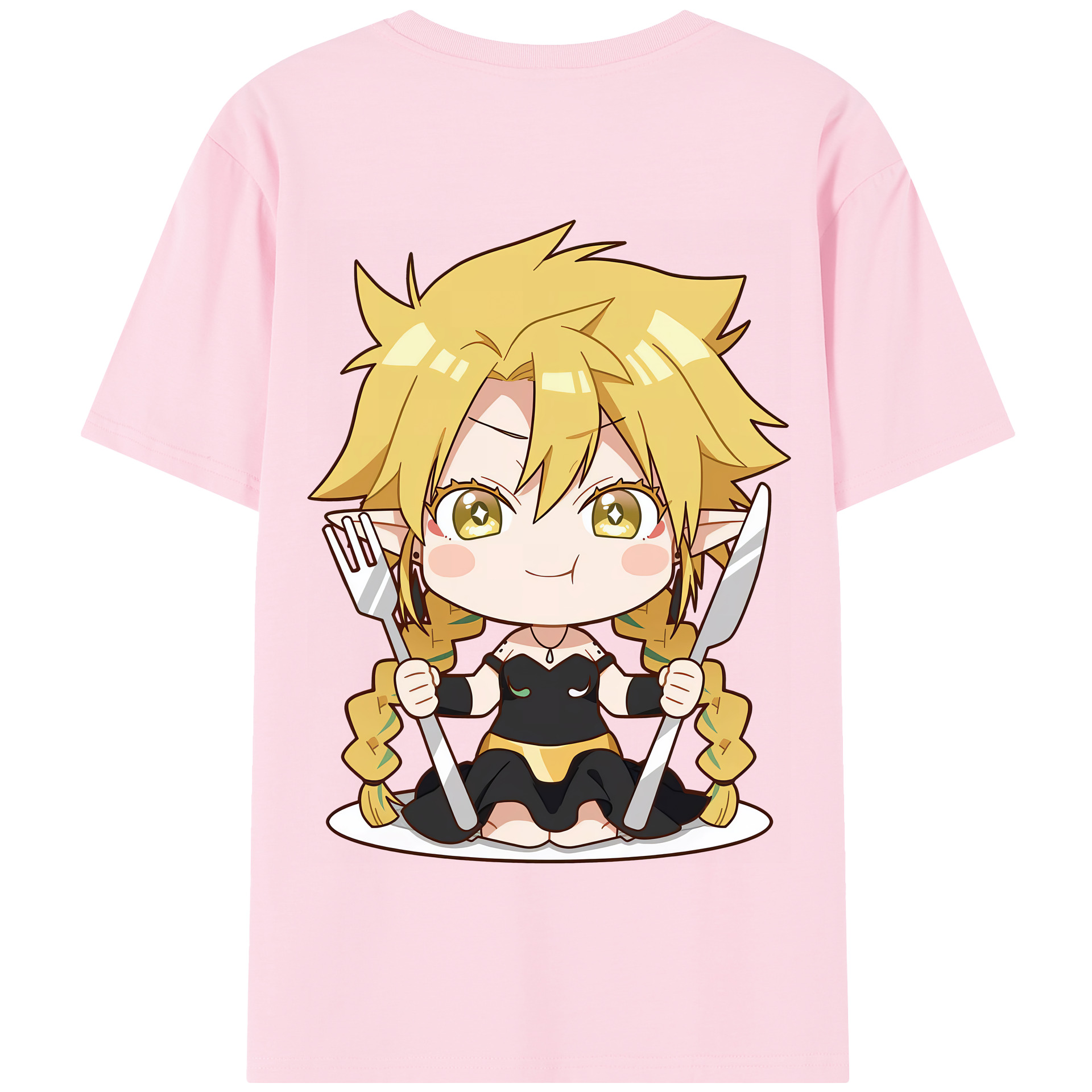 （画像用） 転スラ Regarding Reincarnated to Slime 綿100％半袖Tシャツ（背面プリント）