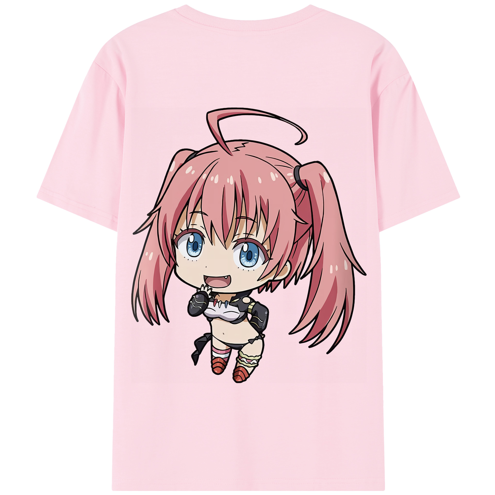 （画像用） 転スラ Regarding Reincarnated to Slime 綿100％半袖Tシャツ（背面プリント）