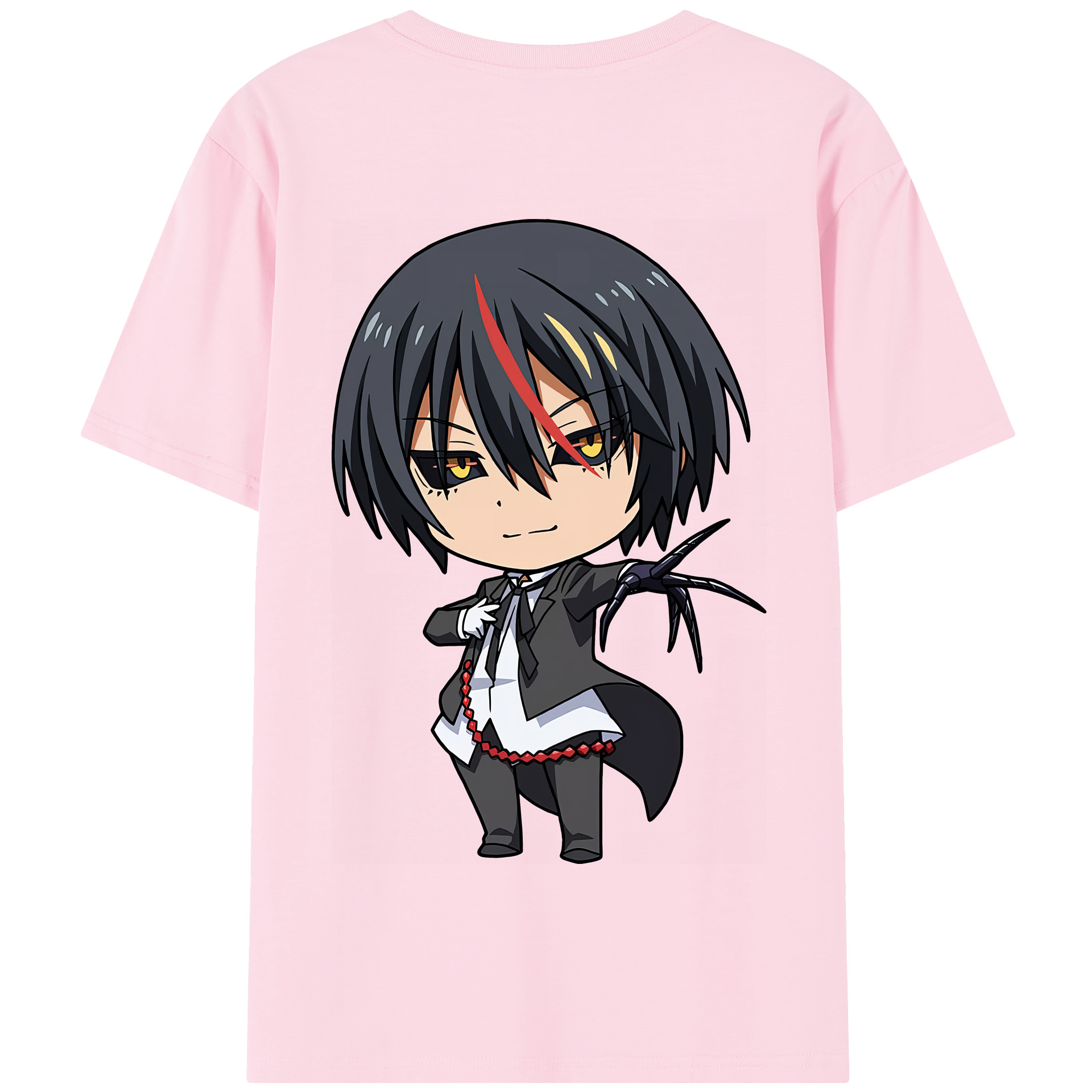 （画像用） 転スラ Regarding Reincarnated to Slime 綿100％半袖Tシャツ（背面プリント）