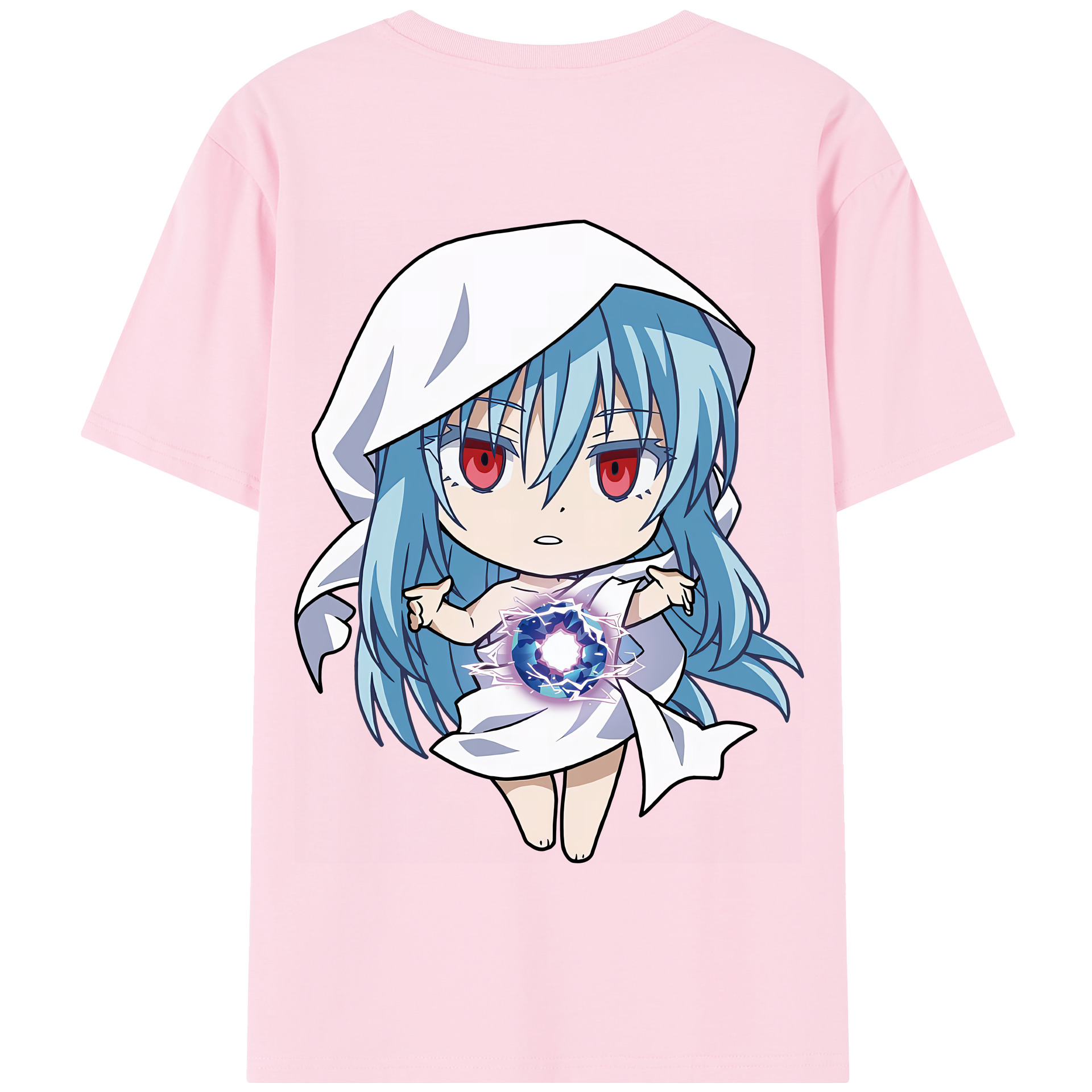 （画像用） 転スラ Regarding Reincarnated to Slime 綿100％半袖Tシャツ（背面プリント）