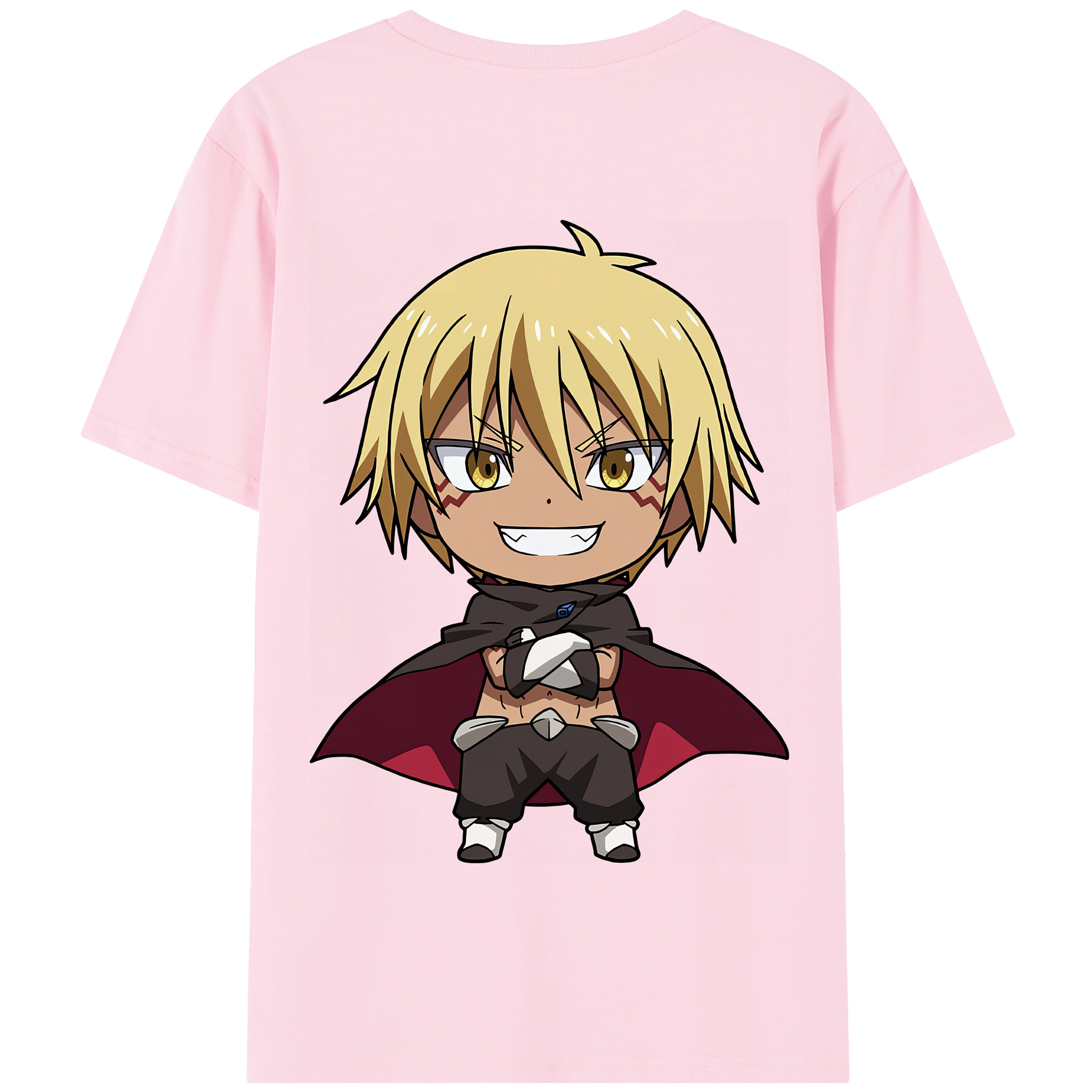 （画像用） 転スラ Regarding Reincarnated to Slime 綿100％半袖Tシャツ（背面プリント）