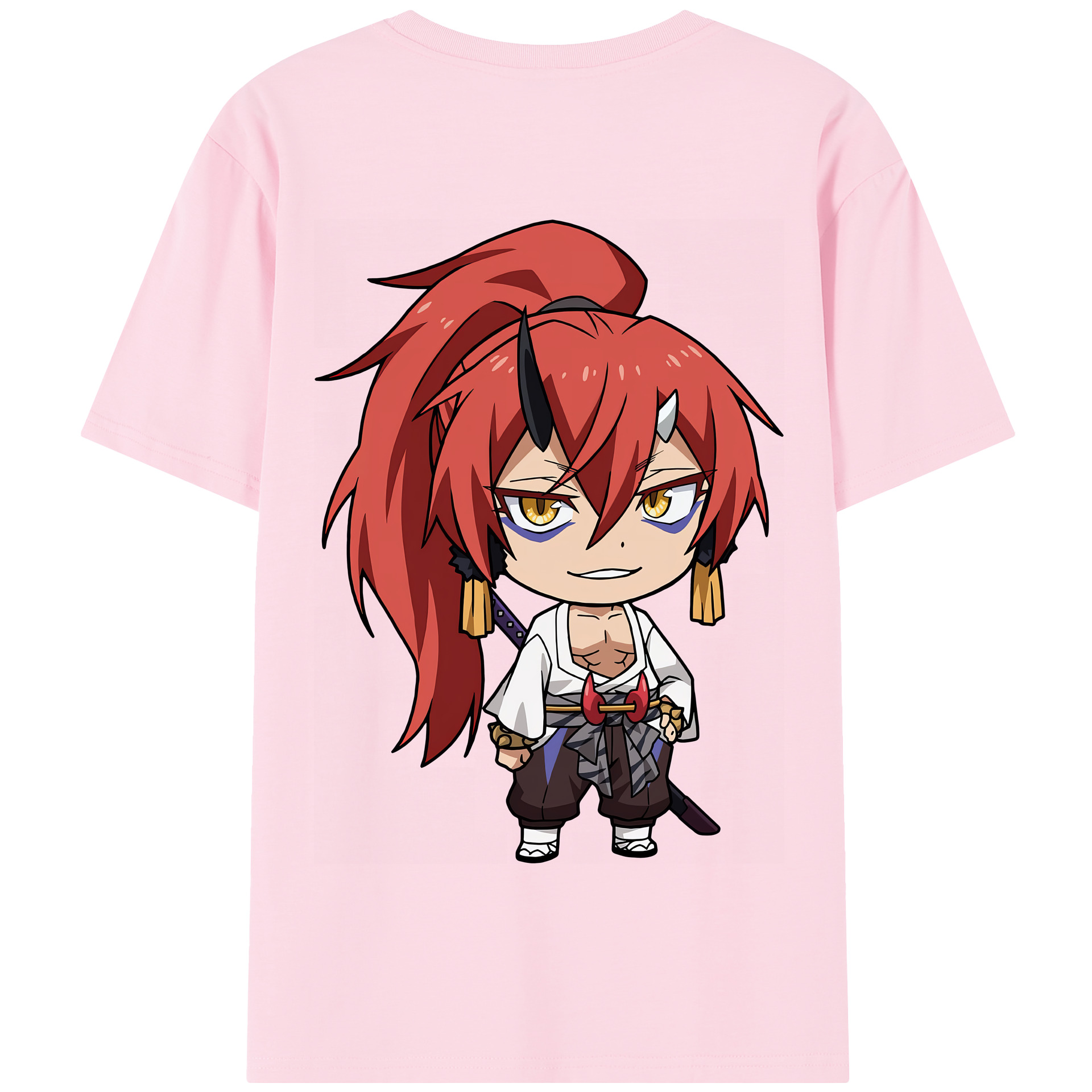 （画像用） 転スラ Regarding Reincarnated to Slime 綿100％半袖Tシャツ（背面プリント）