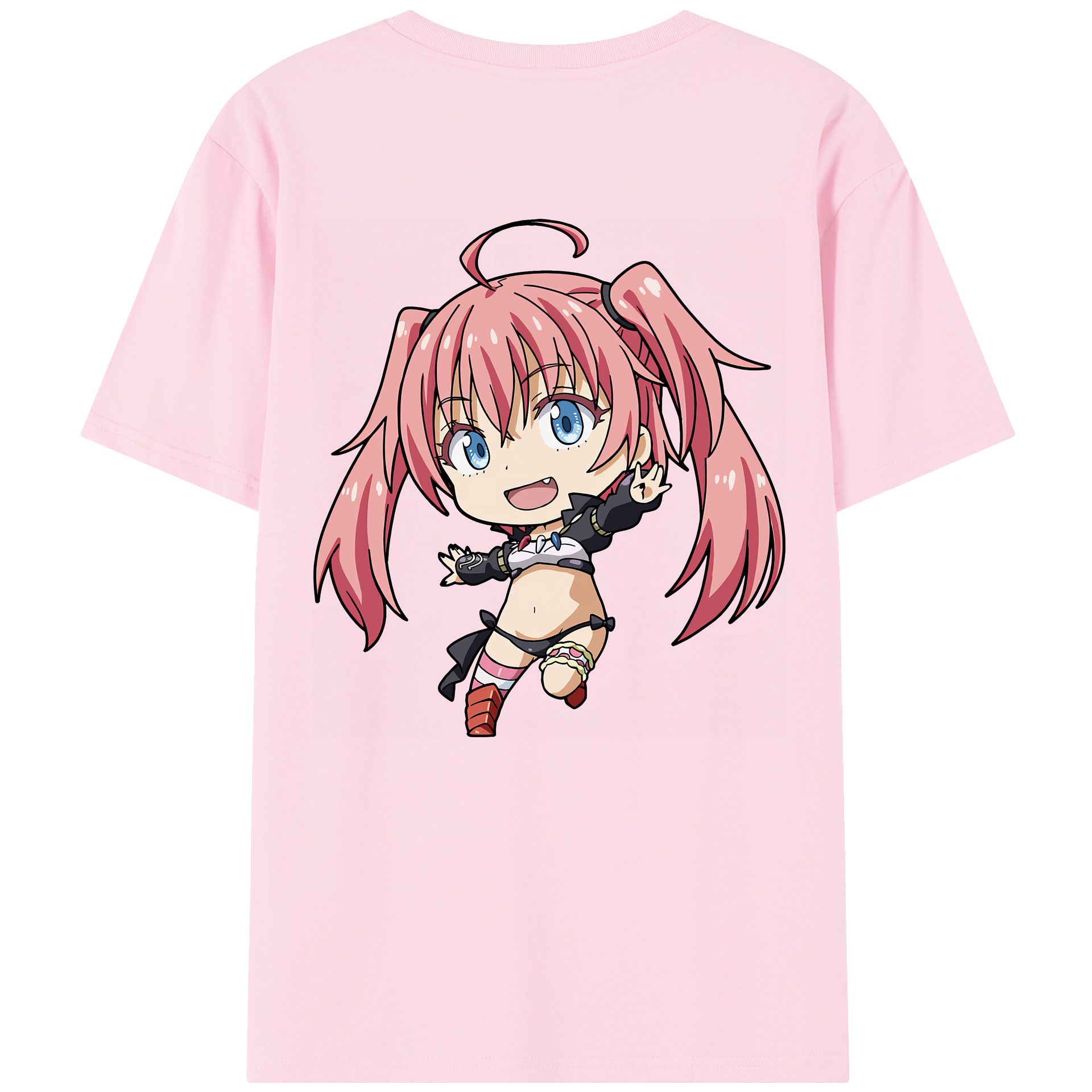 （画像用） 転スラ Regarding Reincarnated to Slime 綿100％半袖Tシャツ（背面プリント）
