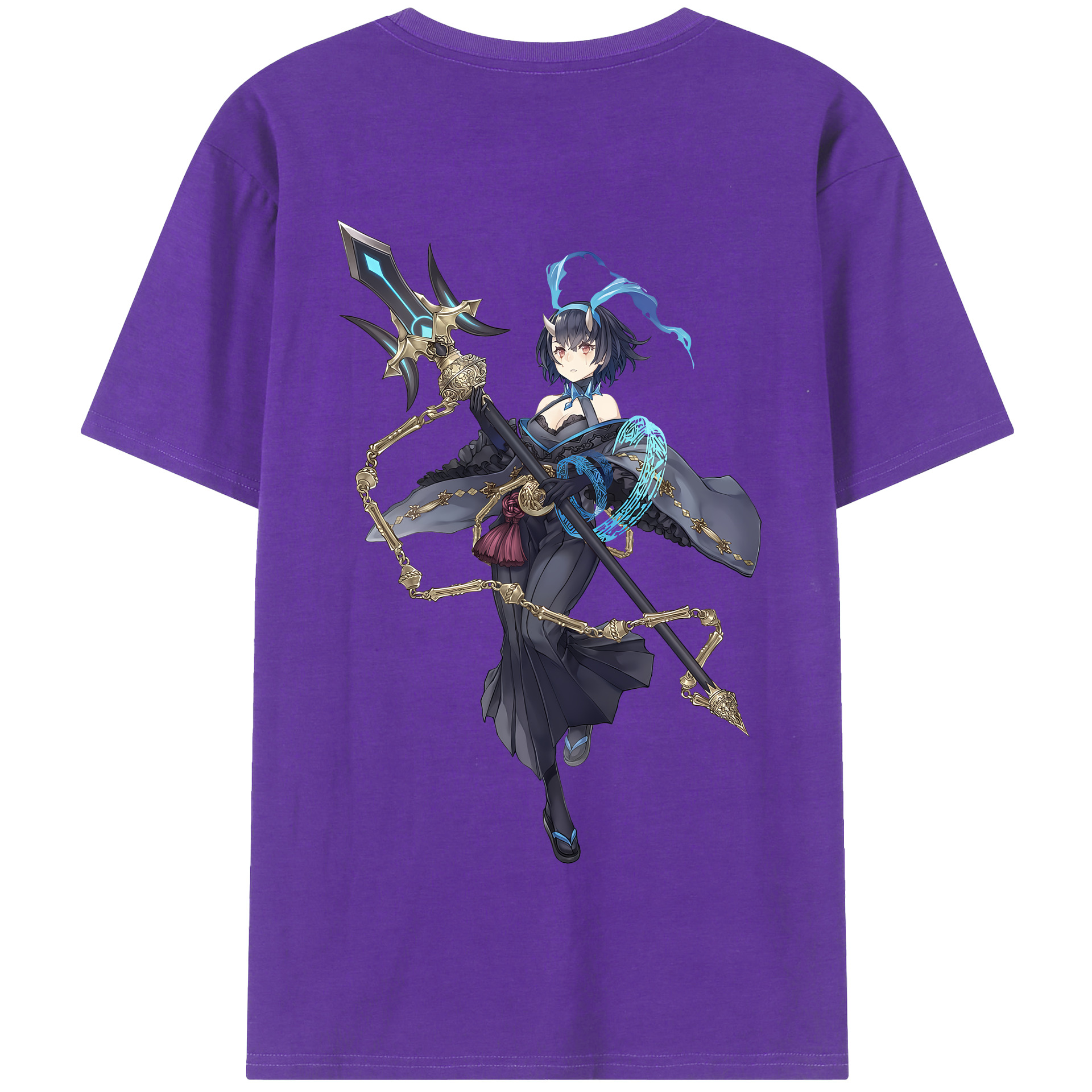 （画像用） 転スラ Regarding Reincarnated to Slime 綿100％半袖Tシャツ（背面プリント）