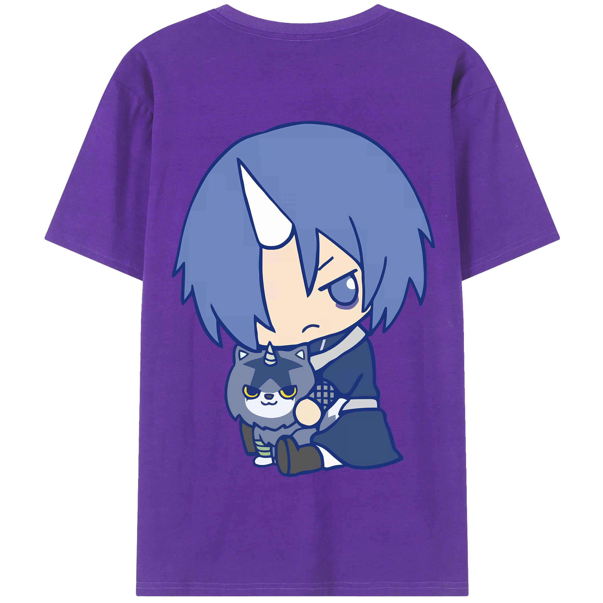 （画像用） 転スラ Regarding Reincarnated to Slime 綿100％半袖Tシャツ（背面プリント）
