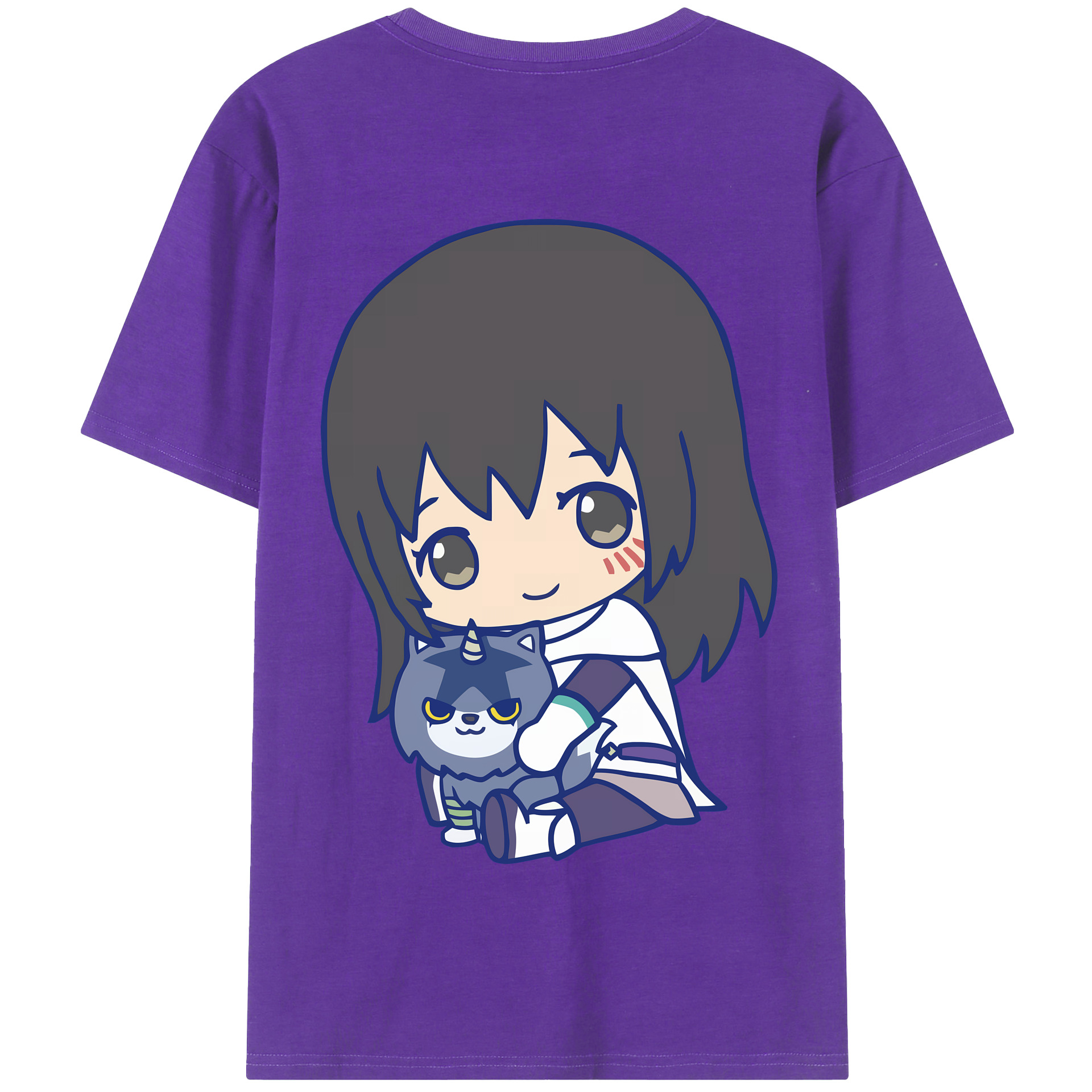 （画像用） 転スラ Regarding Reincarnated to Slime 綿100％半袖Tシャツ（背面プリント）