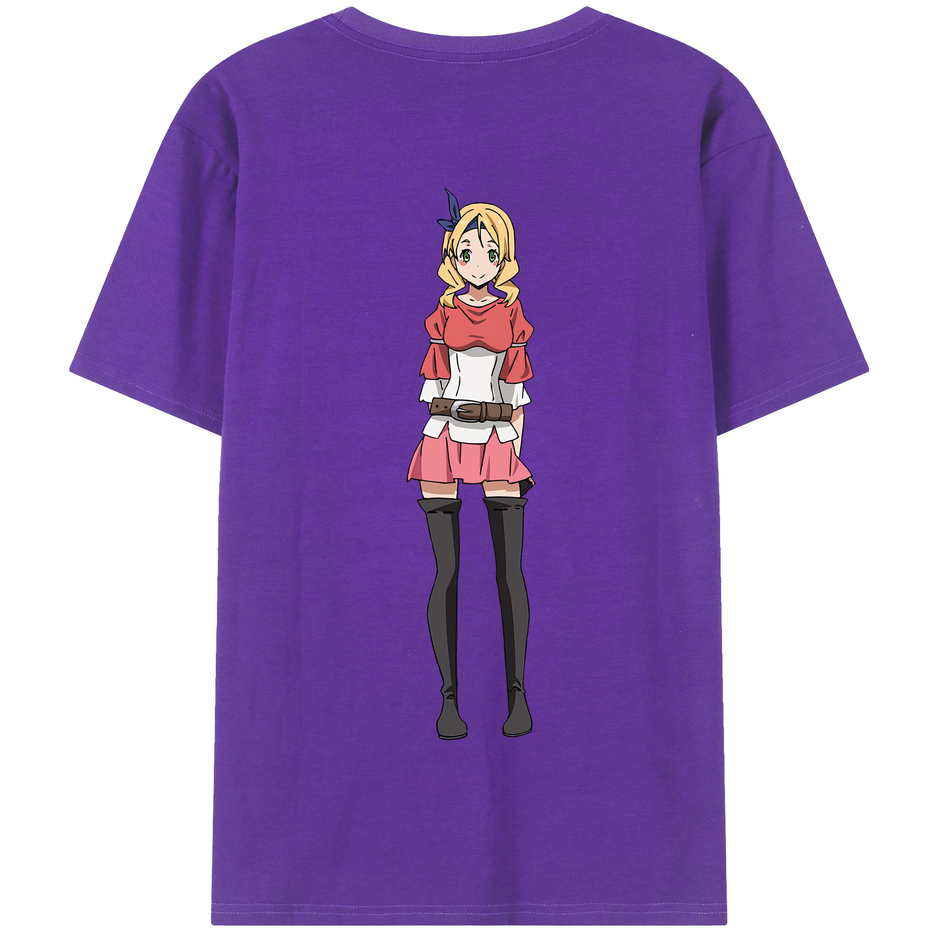 （画像用） 転スラ Regarding Reincarnated to Slime 綿100％半袖Tシャツ（背面プリント）