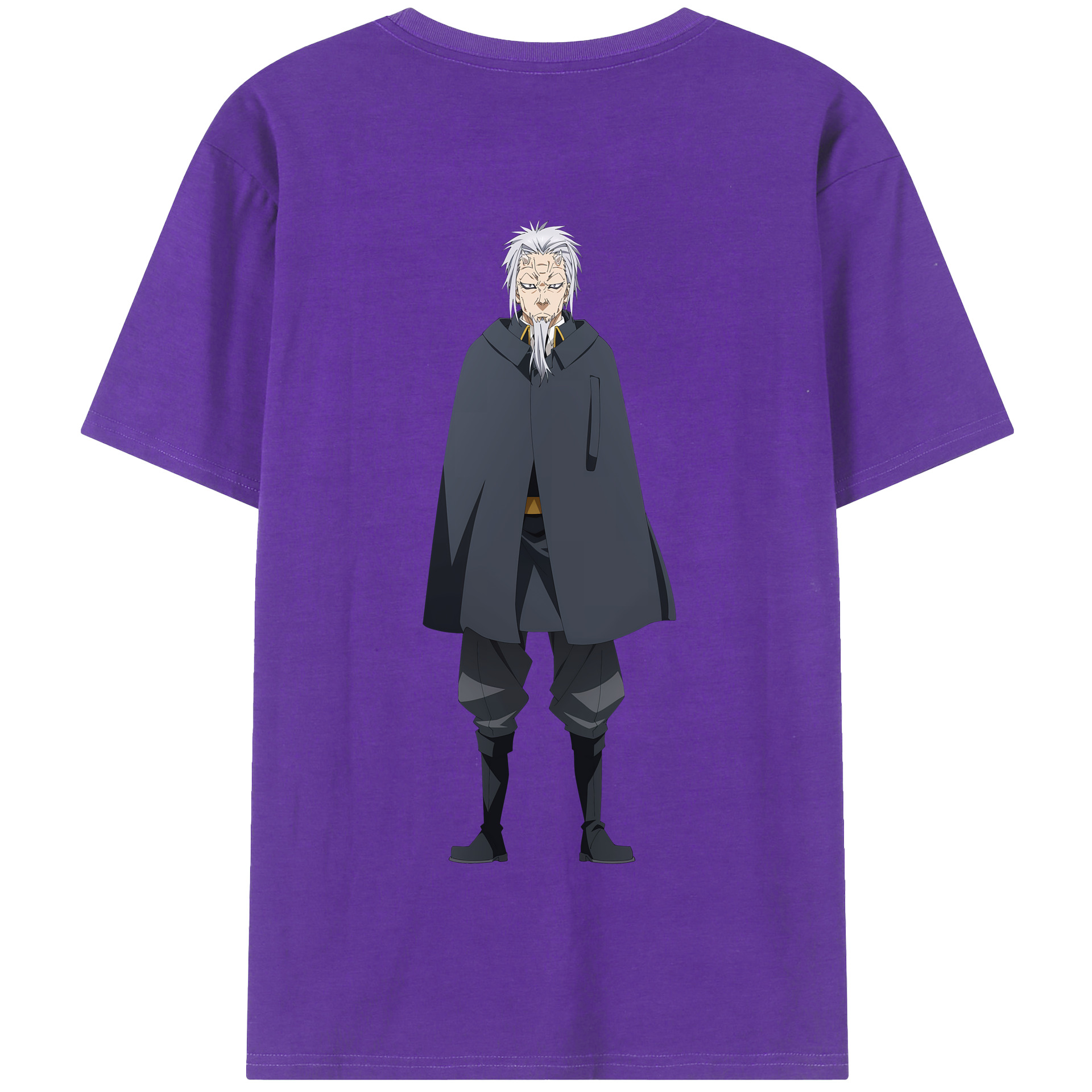 （画像用） 転スラ Regarding Reincarnated to Slime 綿100％半袖Tシャツ（背面プリント）
