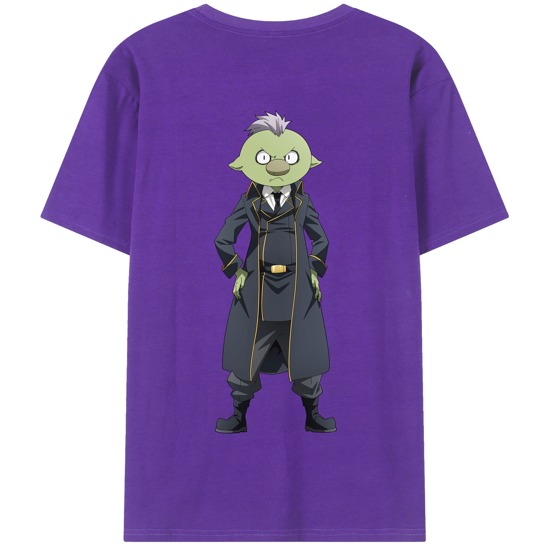 （画像用） 転スラ Regarding Reincarnated to Slime 綿100％半袖Tシャツ（背面プリント）