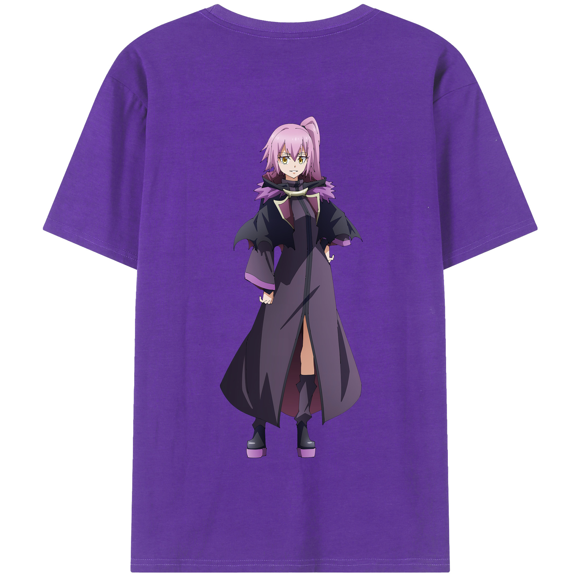 （画像用） 転スラ Regarding Reincarnated to Slime 綿100％半袖Tシャツ（背面プリント）