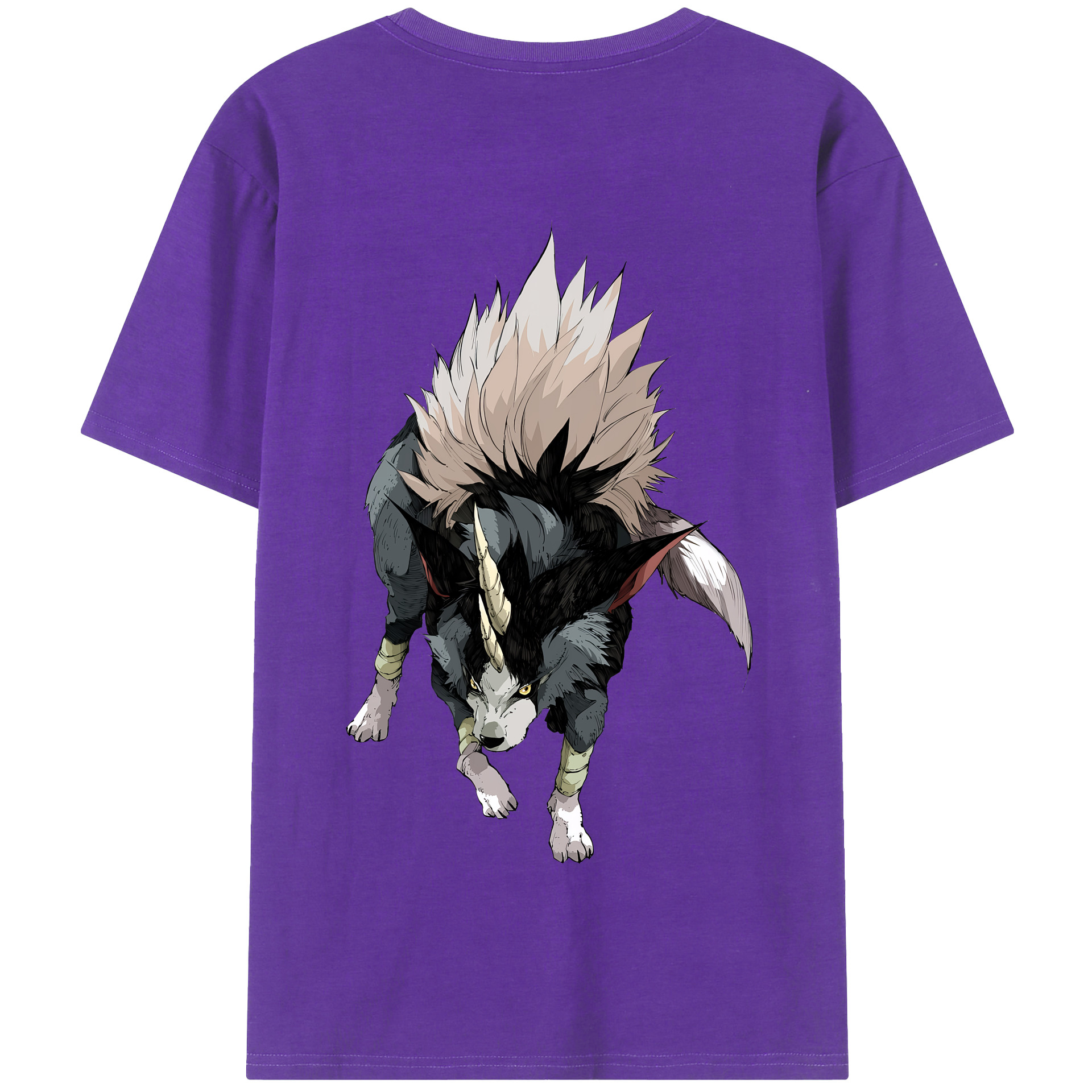 （画像用） 転スラ Regarding Reincarnated to Slime 綿100％半袖Tシャツ（背面プリント）