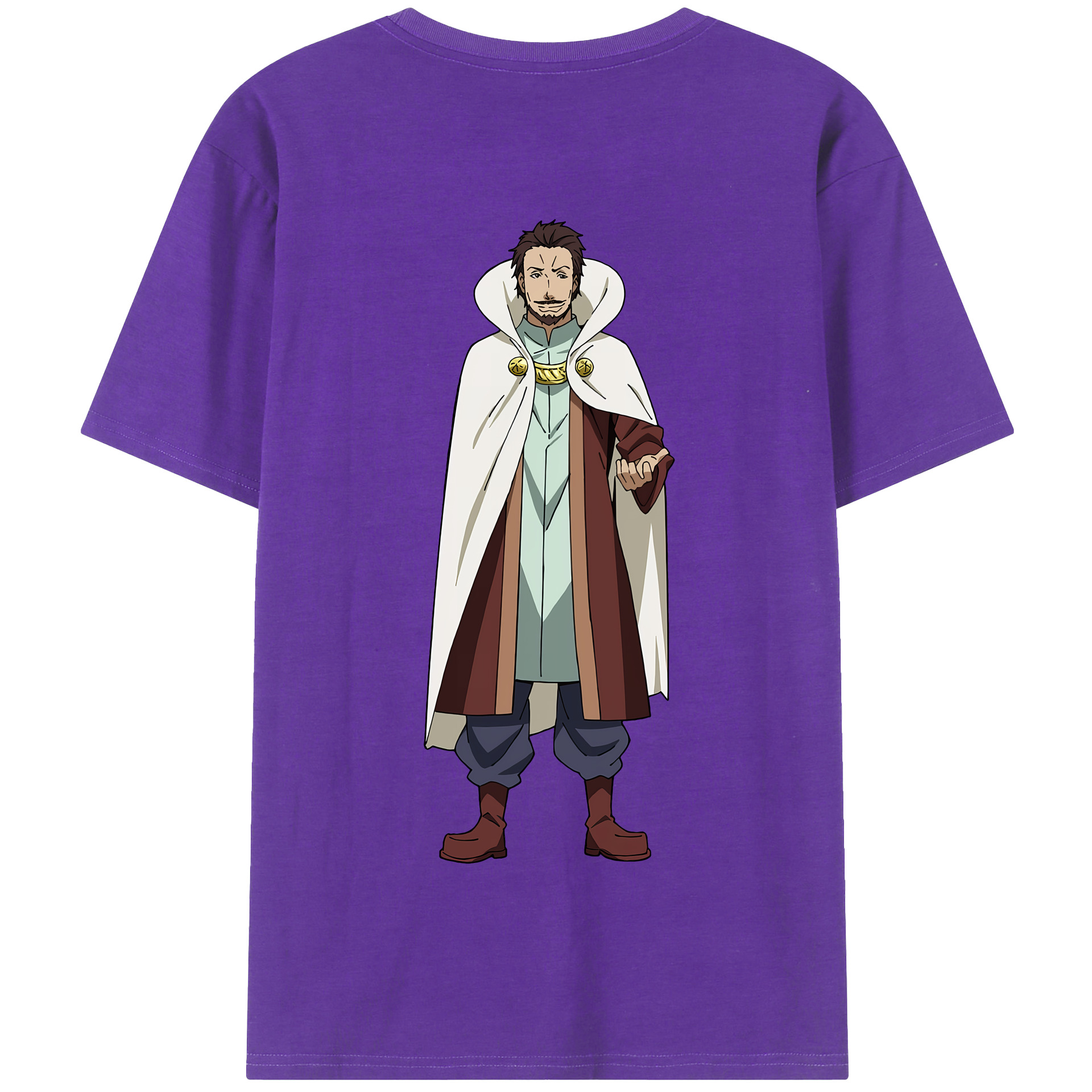 （画像用） 転スラ Regarding Reincarnated to Slime 綿100％半袖Tシャツ（背面プリント）