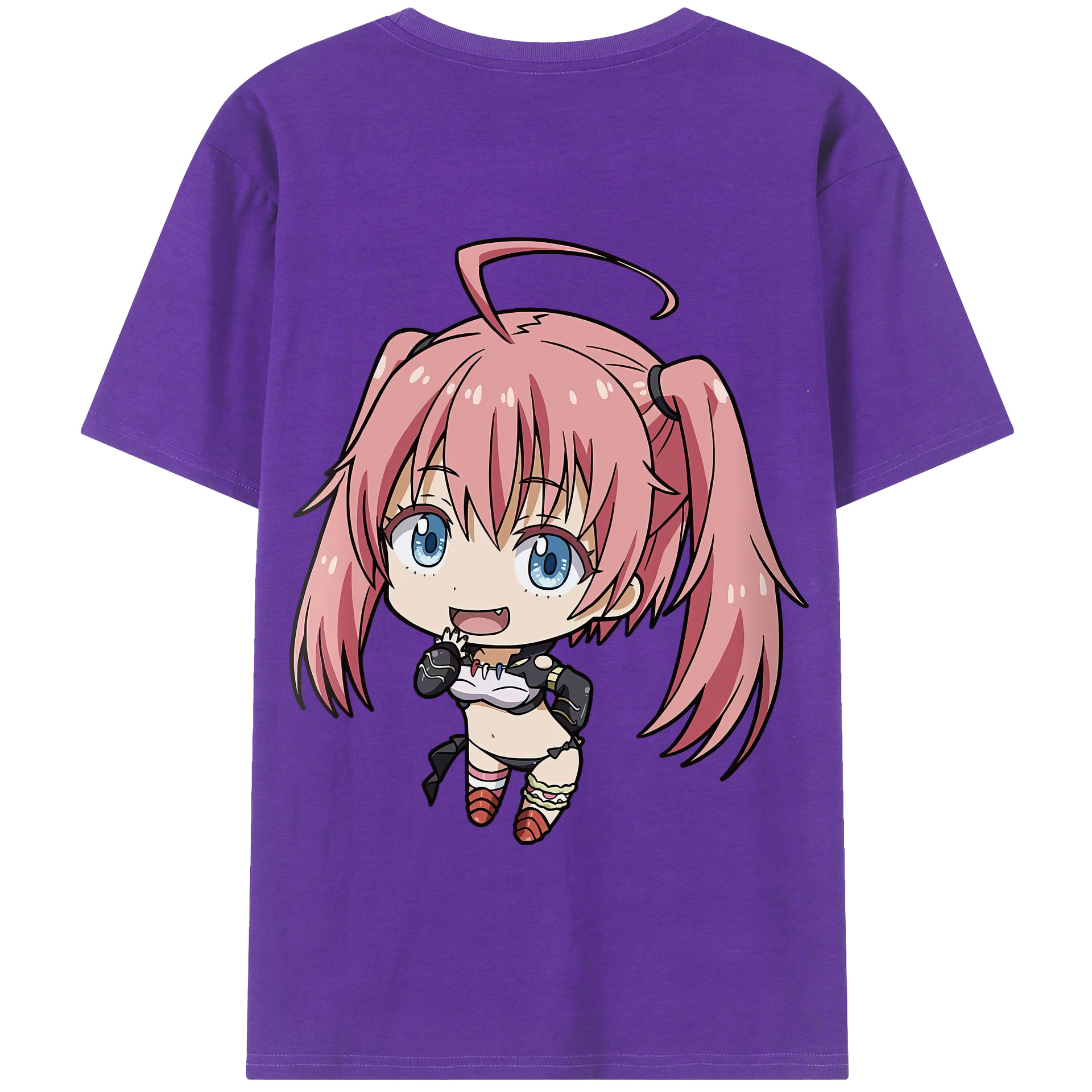 （画像用） 転スラ Regarding Reincarnated to Slime 綿100％半袖Tシャツ（背面プリント）