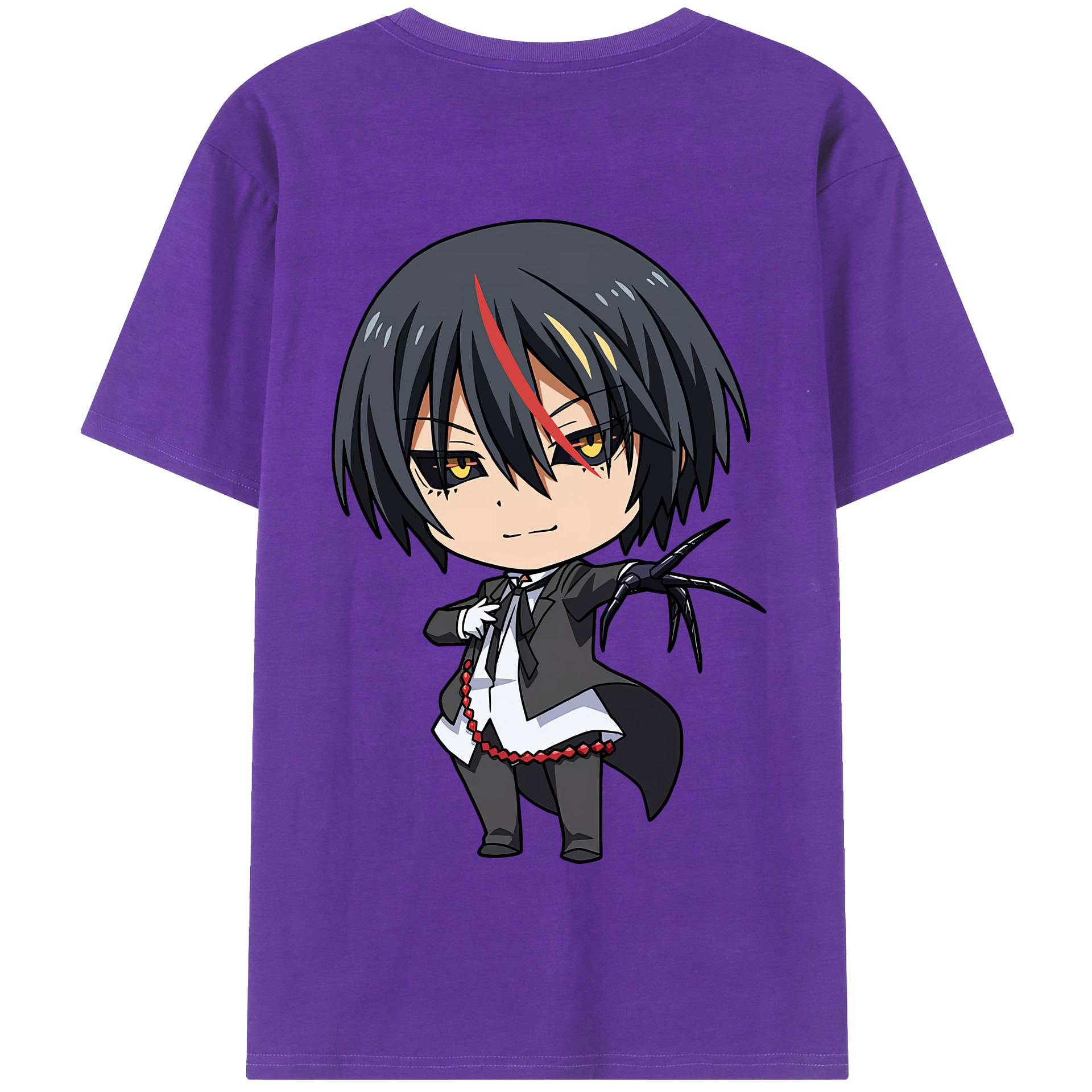 （画像用） 転スラ Regarding Reincarnated to Slime 綿100％半袖Tシャツ（背面プリント）