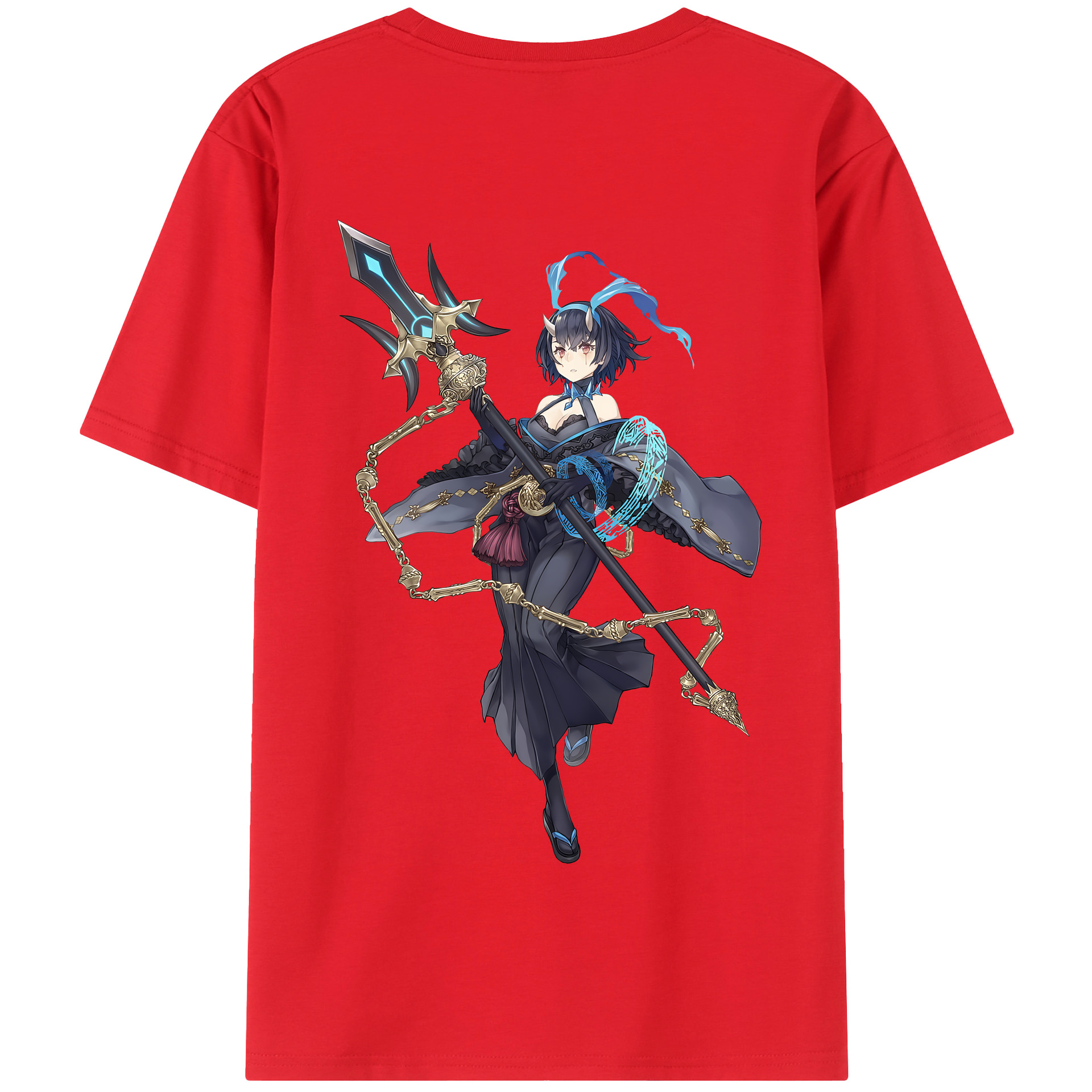 （画像用） 転スラ Regarding Reincarnated to Slime 綿100％半袖Tシャツ（背面プリント）