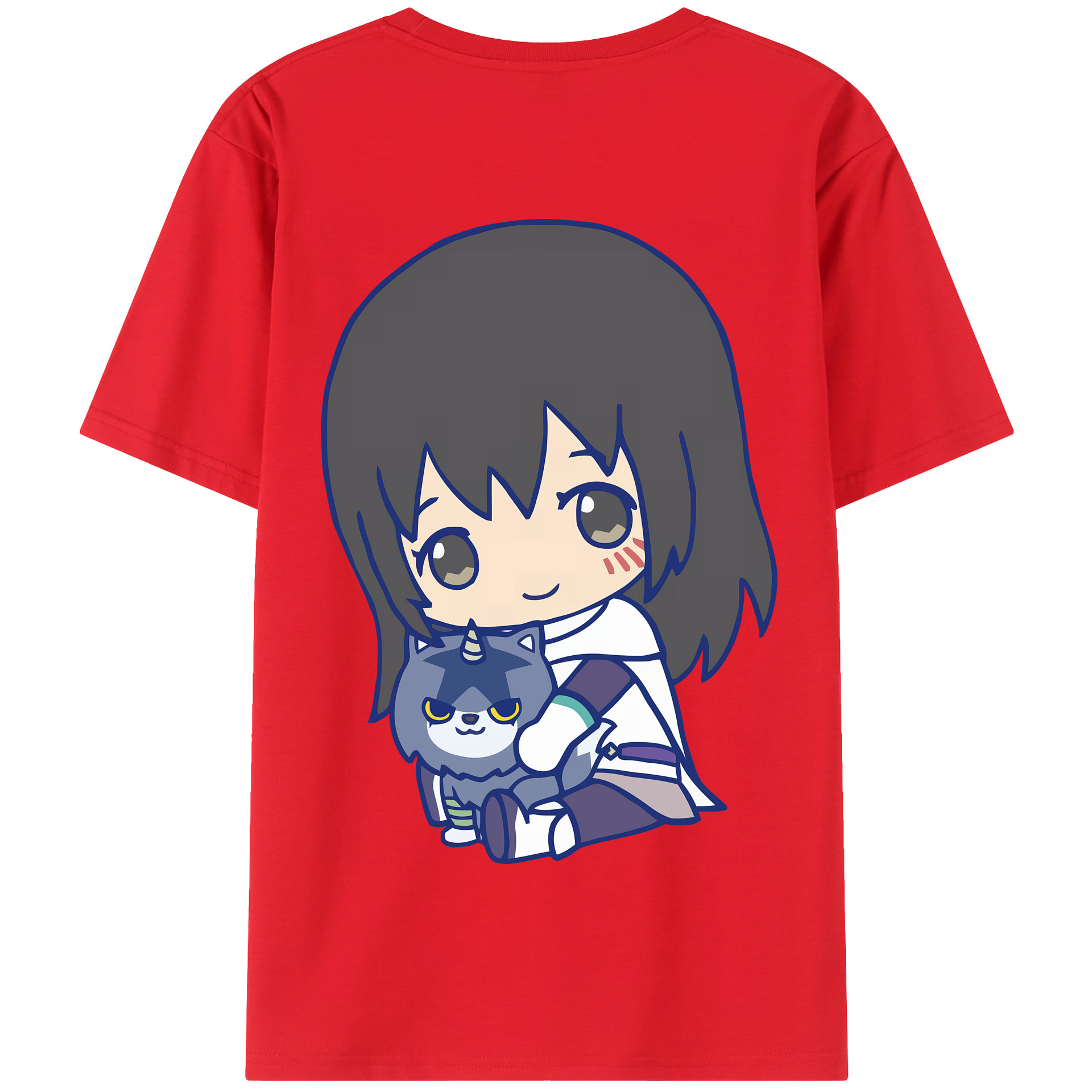 （画像用） 転スラ Regarding Reincarnated to Slime 綿100％半袖Tシャツ（背面プリント）