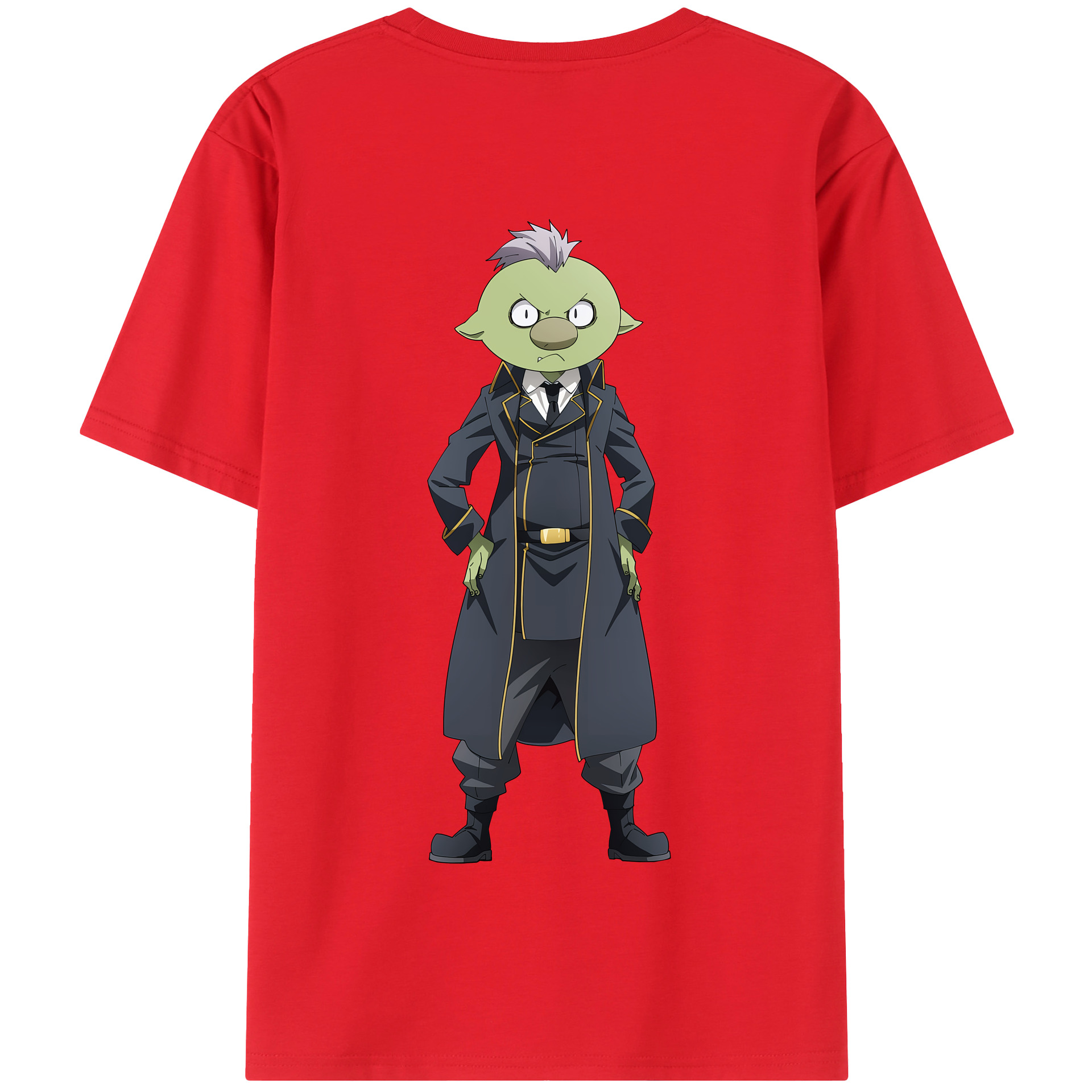 （画像用） 転スラ Regarding Reincarnated to Slime 綿100％半袖Tシャツ（背面プリント）