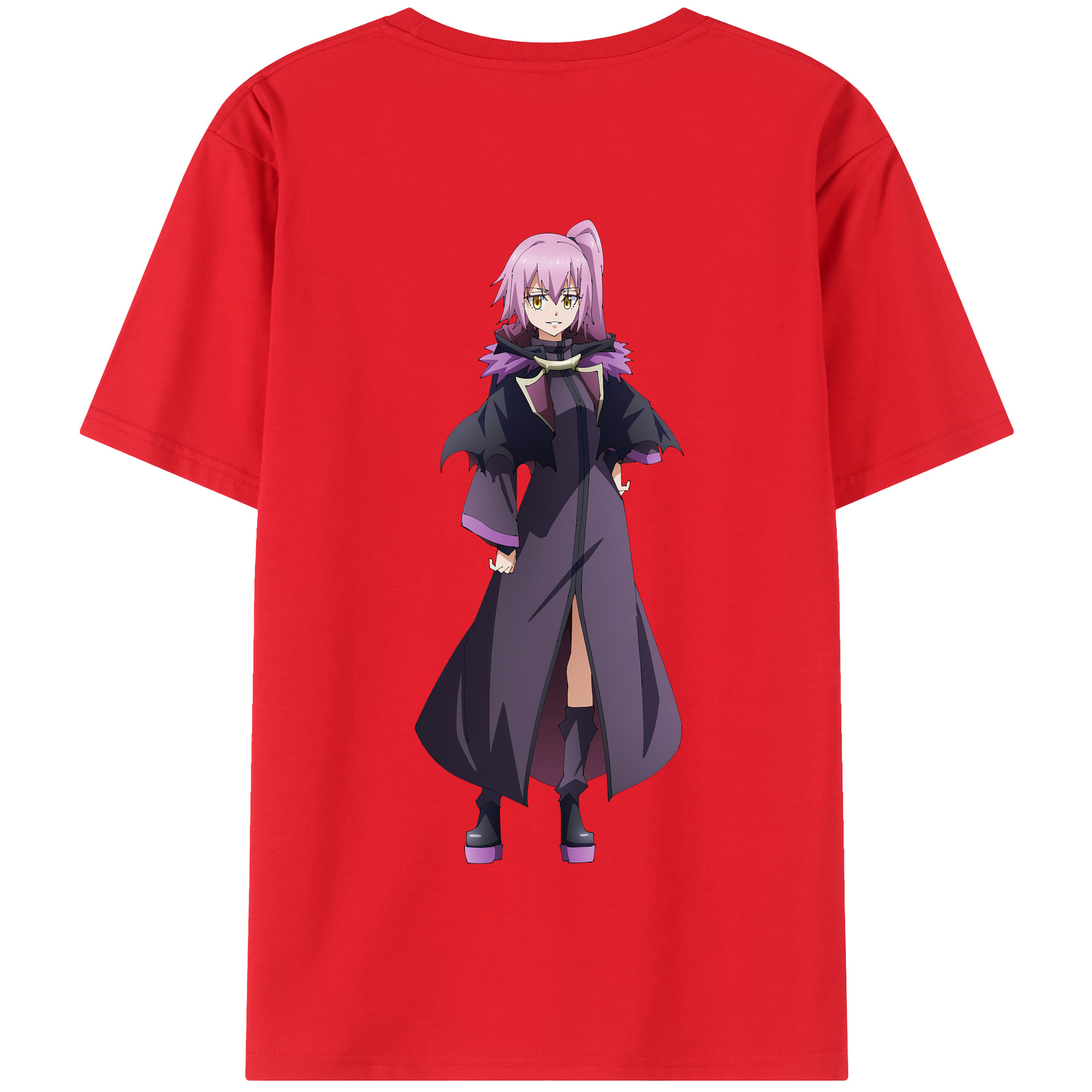 （画像用） 転スラ Regarding Reincarnated to Slime 綿100％半袖Tシャツ（背面プリント）