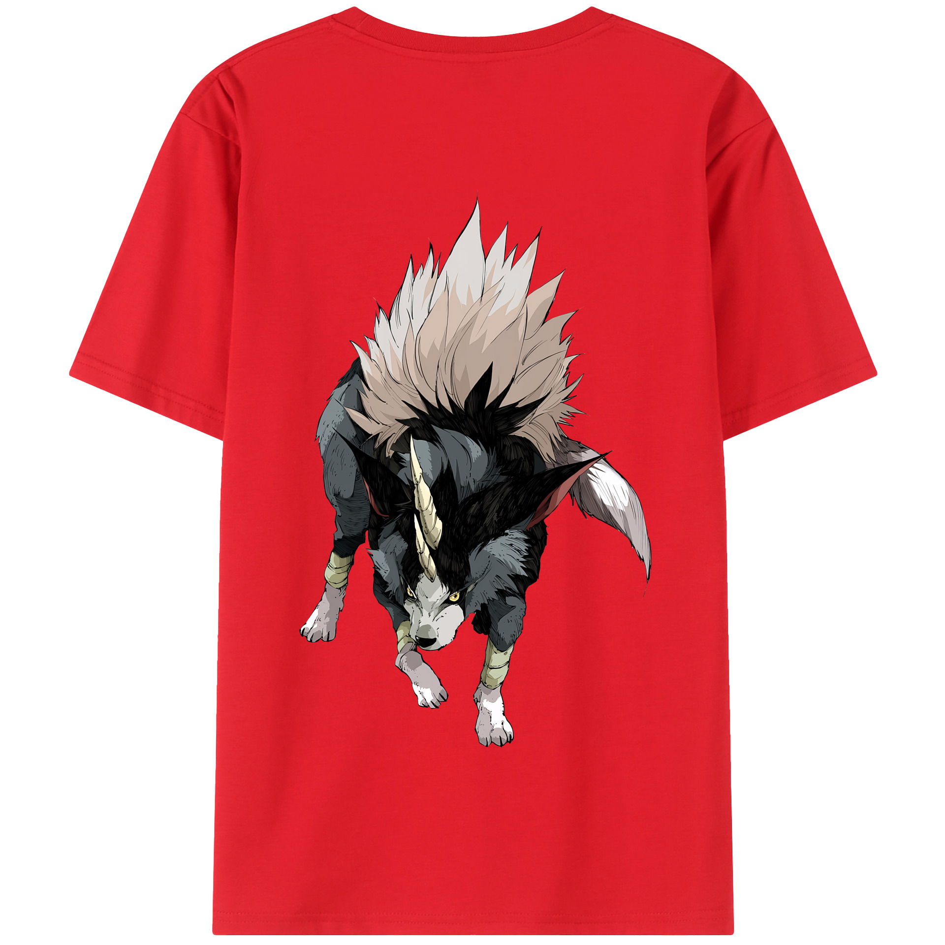 （画像用） 転スラ Regarding Reincarnated to Slime 綿100％半袖Tシャツ（背面プリント）