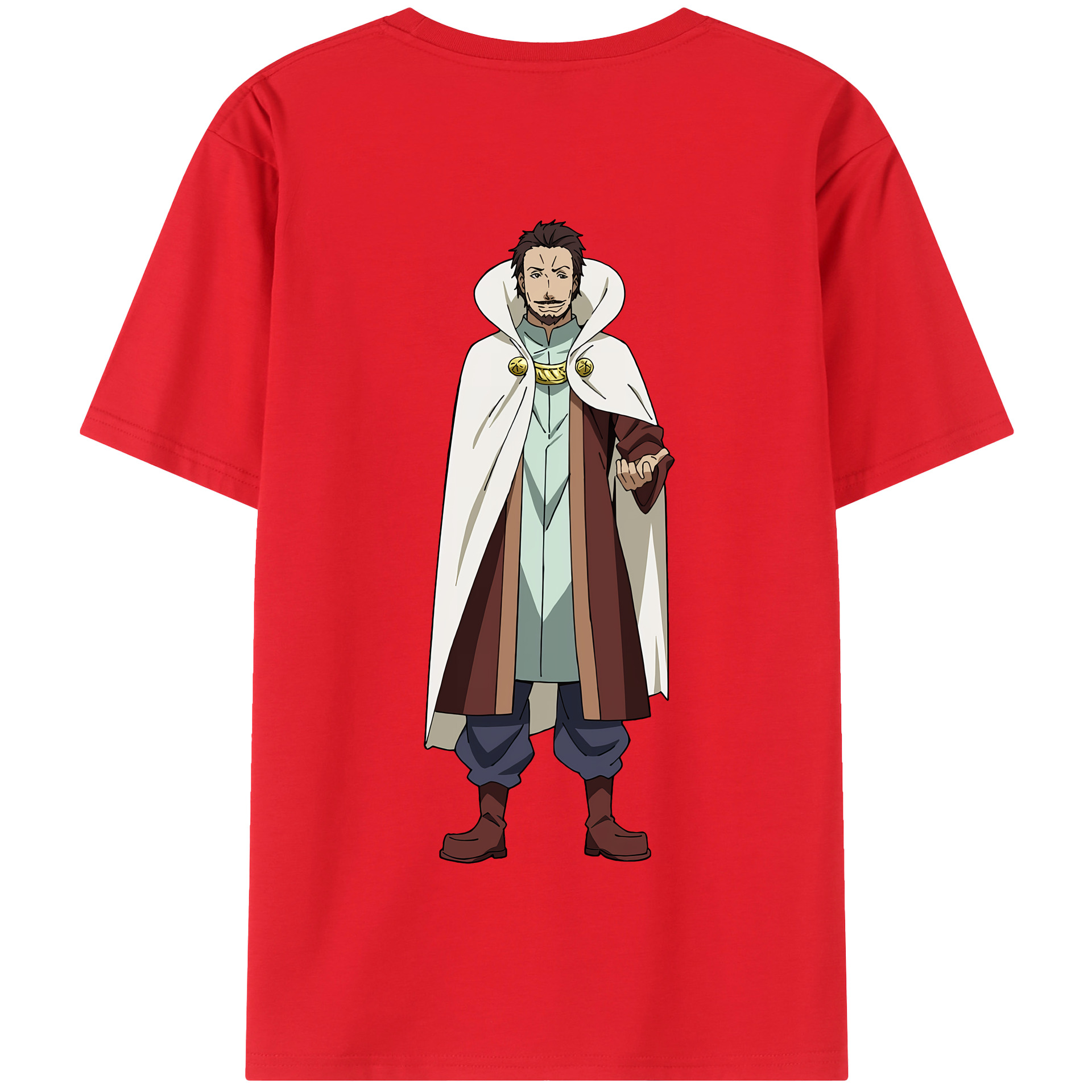 （画像用） 転スラ Regarding Reincarnated to Slime 綿100％半袖Tシャツ（背面プリント）