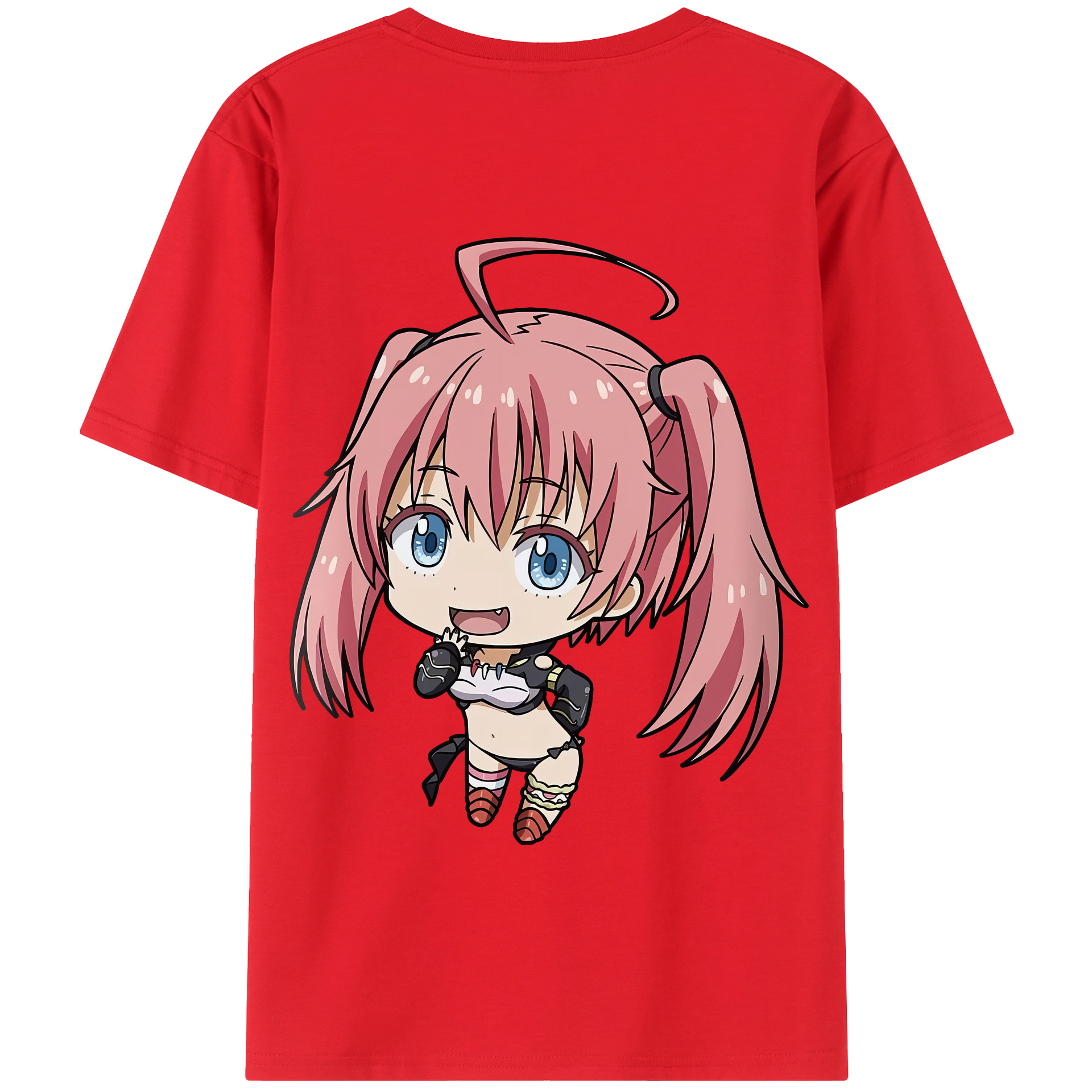 （画像用） 転スラ Regarding Reincarnated to Slime 綿100％半袖Tシャツ（背面プリント）