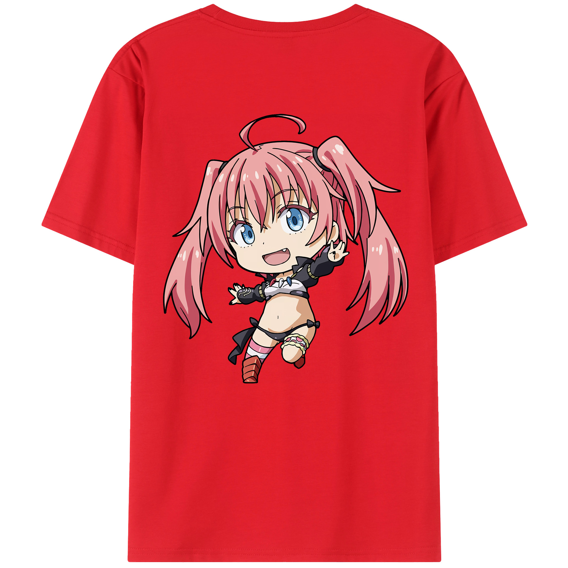 （画像用） 転スラ Regarding Reincarnated to Slime 綿100％半袖Tシャツ（背面プリント）