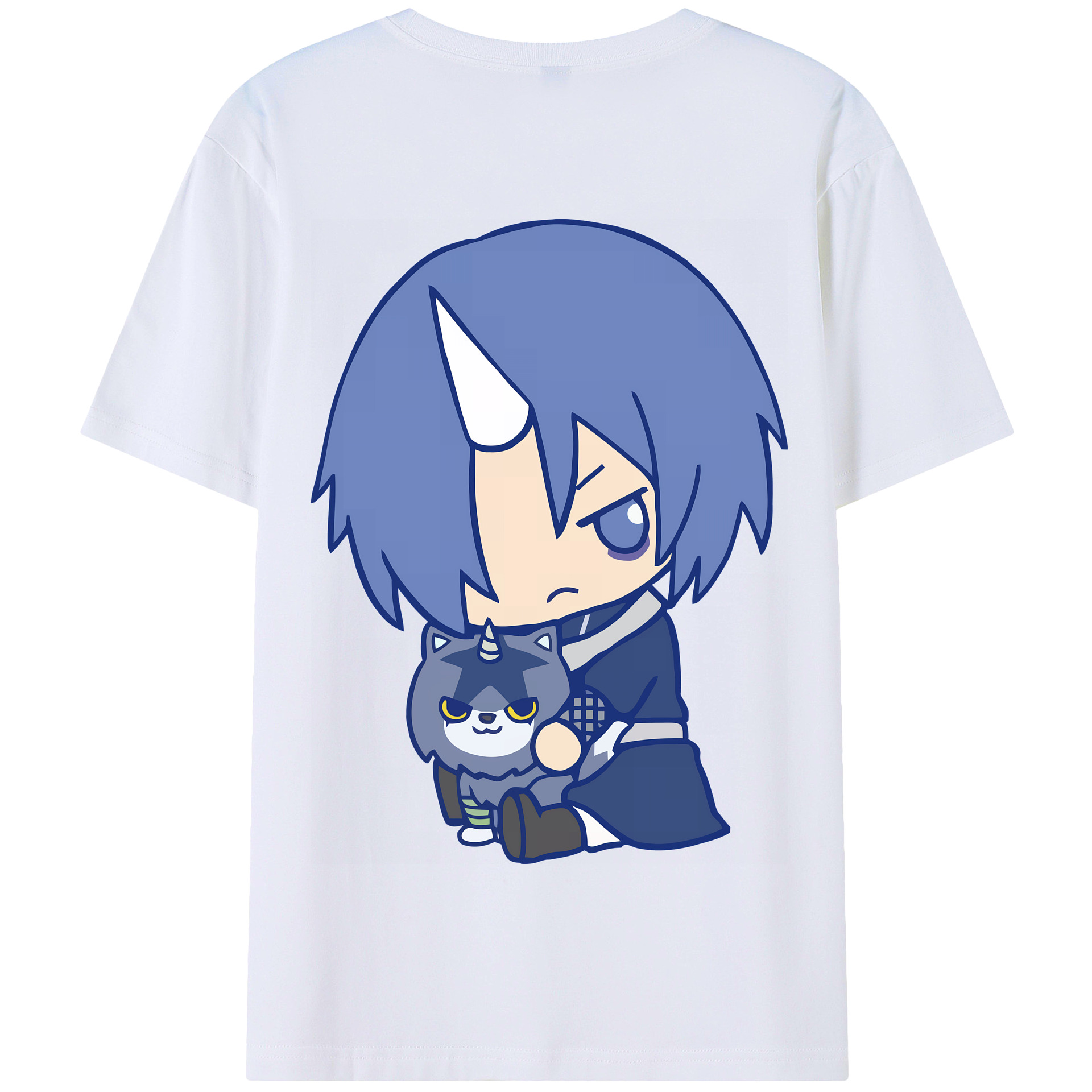 （画像用） 転スラ Regarding Reincarnated to Slime 綿100％半袖Tシャツ（背面プリント）