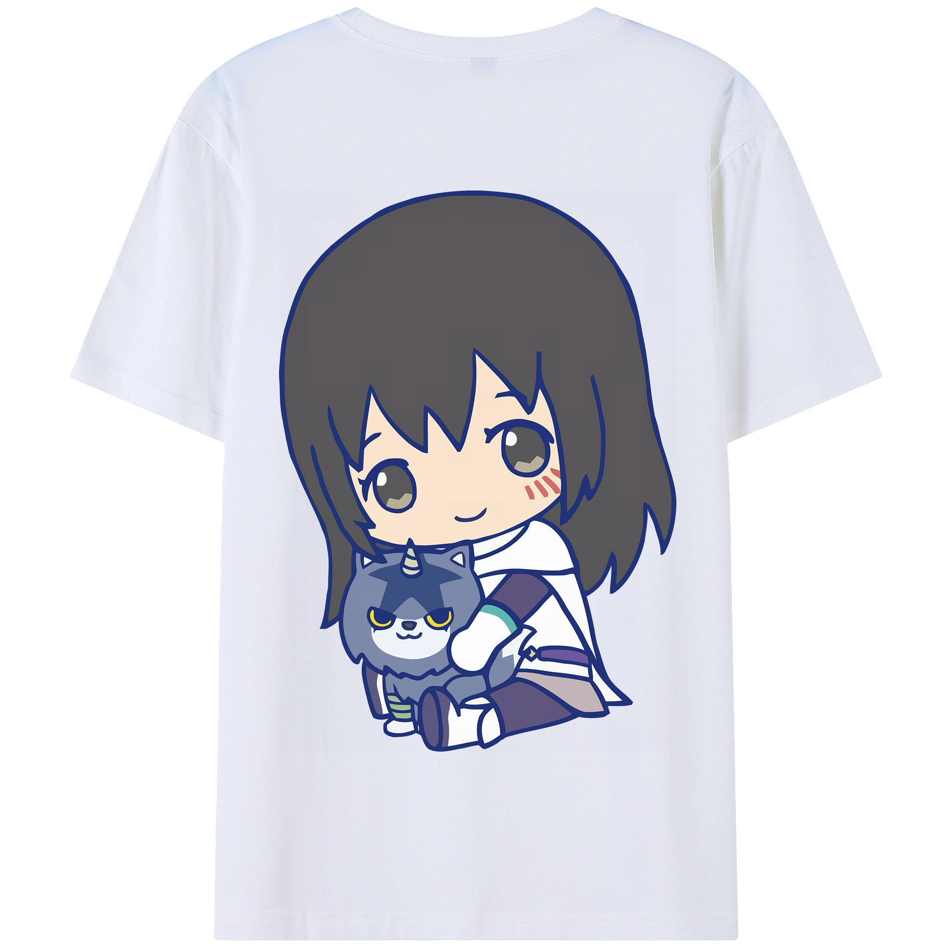 （画像用） 転スラ Regarding Reincarnated to Slime 綿100％半袖Tシャツ（背面プリント）
