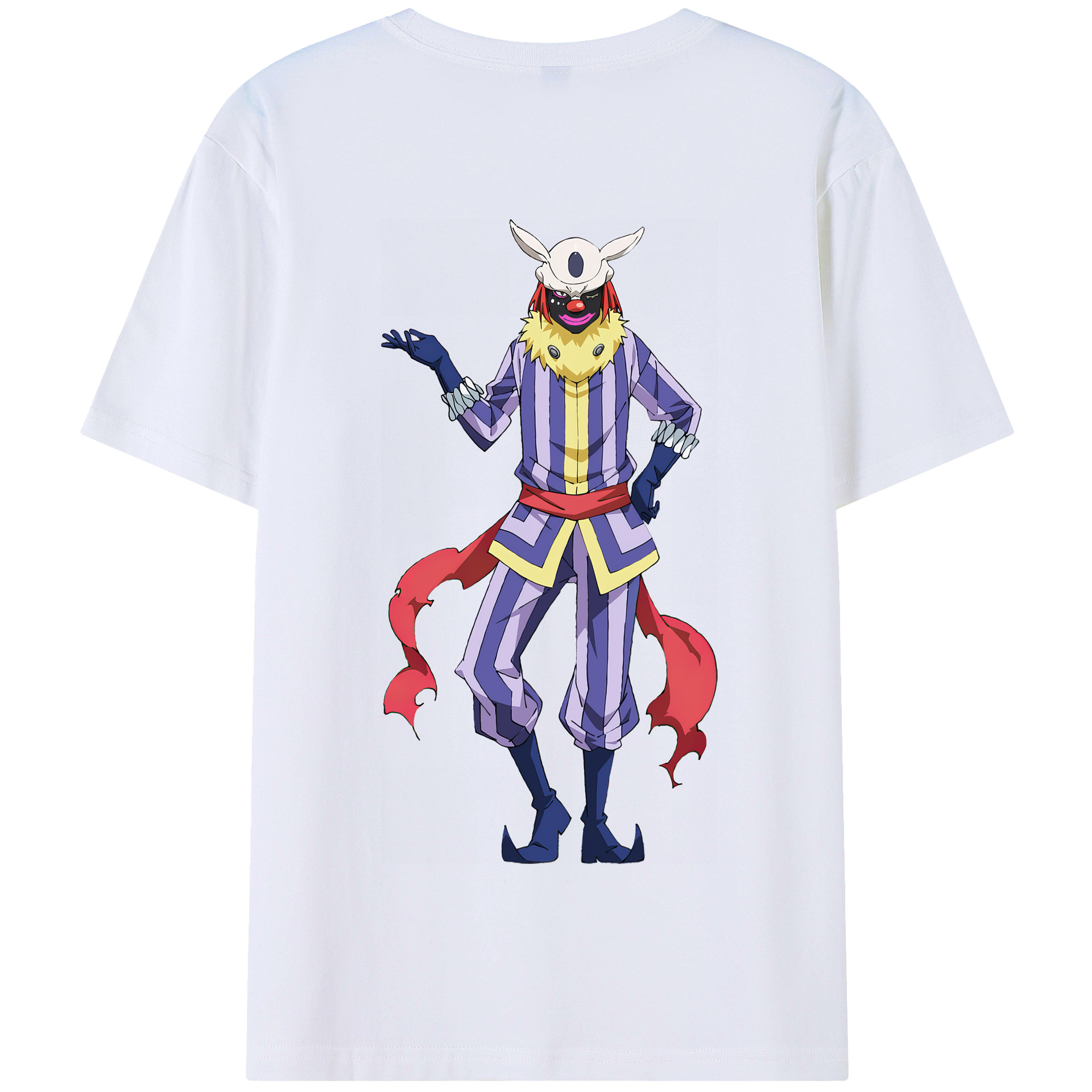 （画像用） 転スラ Regarding Reincarnated to Slime 綿100％半袖Tシャツ（背面プリント）