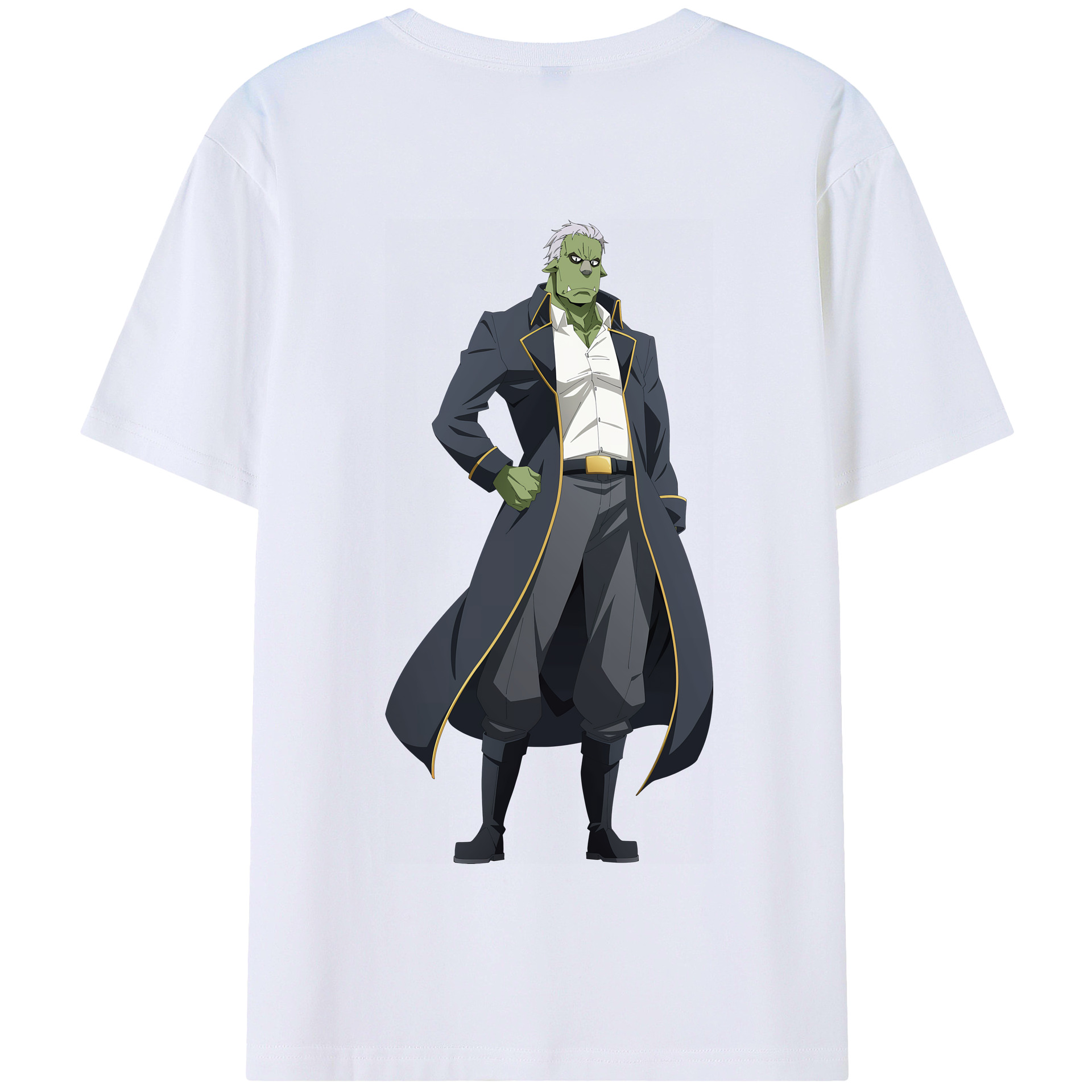 （画像用） 転スラ Regarding Reincarnated to Slime 綿100％半袖Tシャツ（背面プリント）