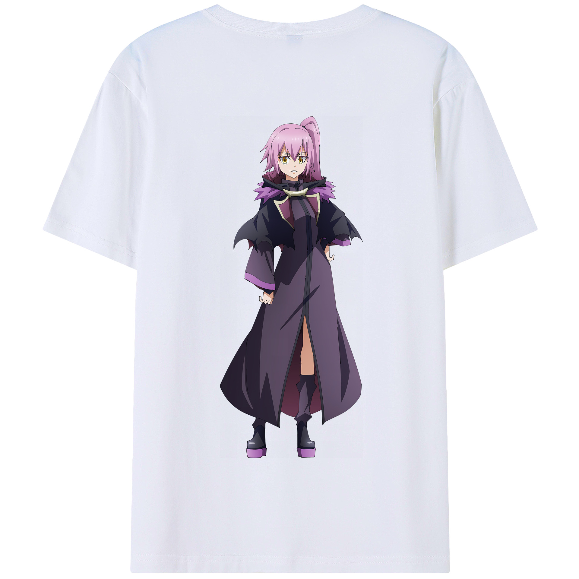 （画像用） 転スラ Regarding Reincarnated to Slime 綿100％半袖Tシャツ（背面プリント）