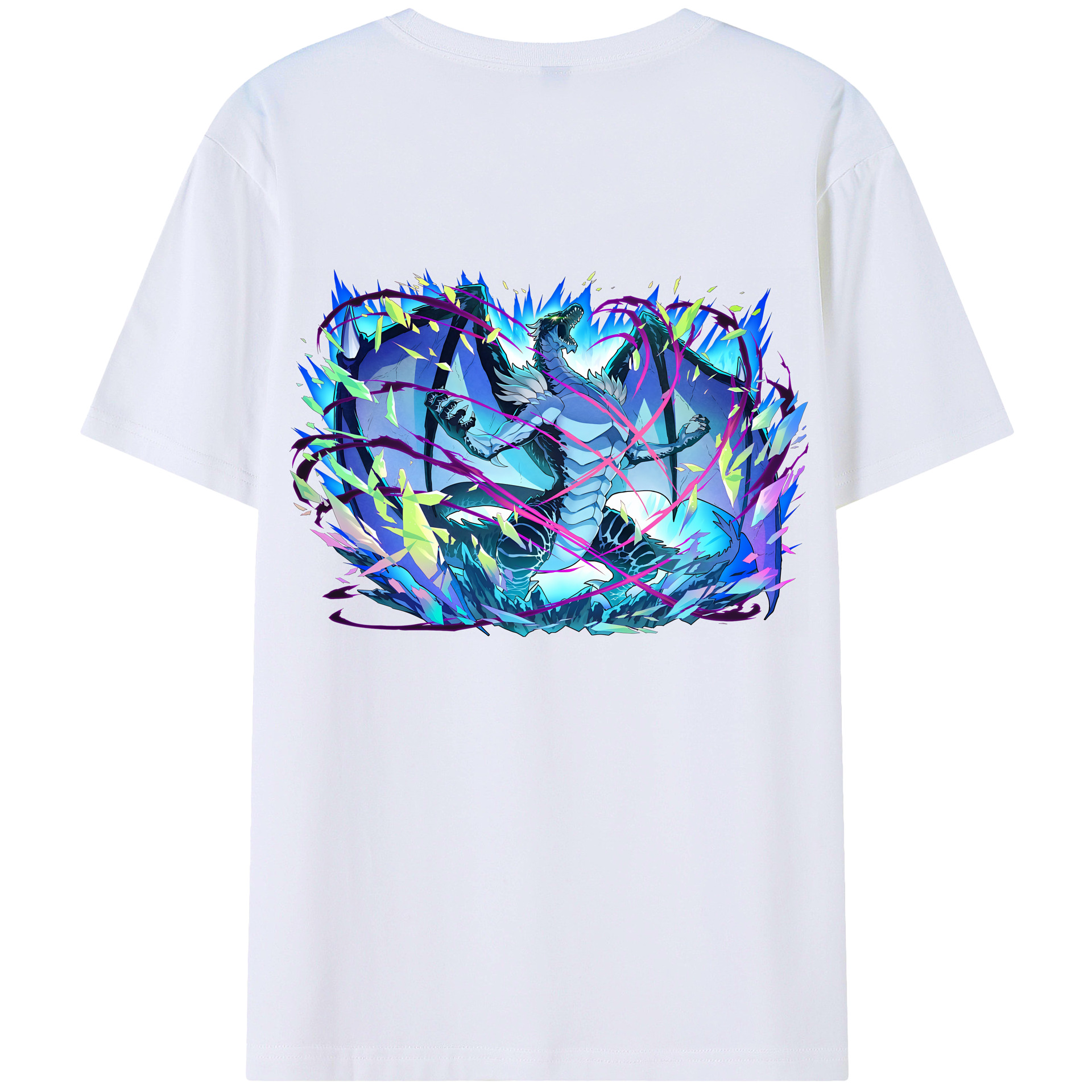 （画像用） 転スラ Regarding Reincarnated to Slime 綿100％半袖Tシャツ（背面プリント）